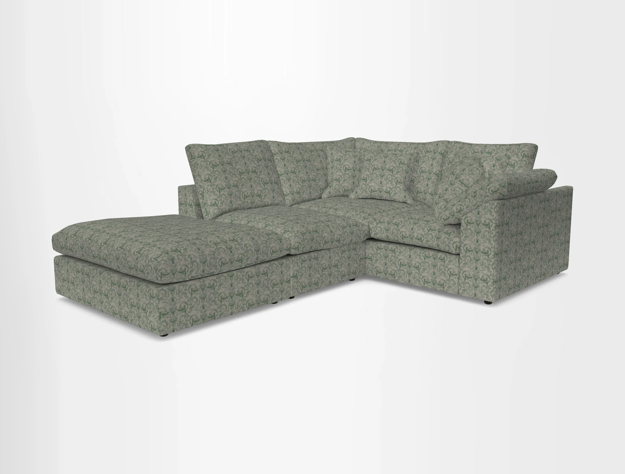 Big Softie Sloped Arm Small Corner Group RHF in Sahara Chalk