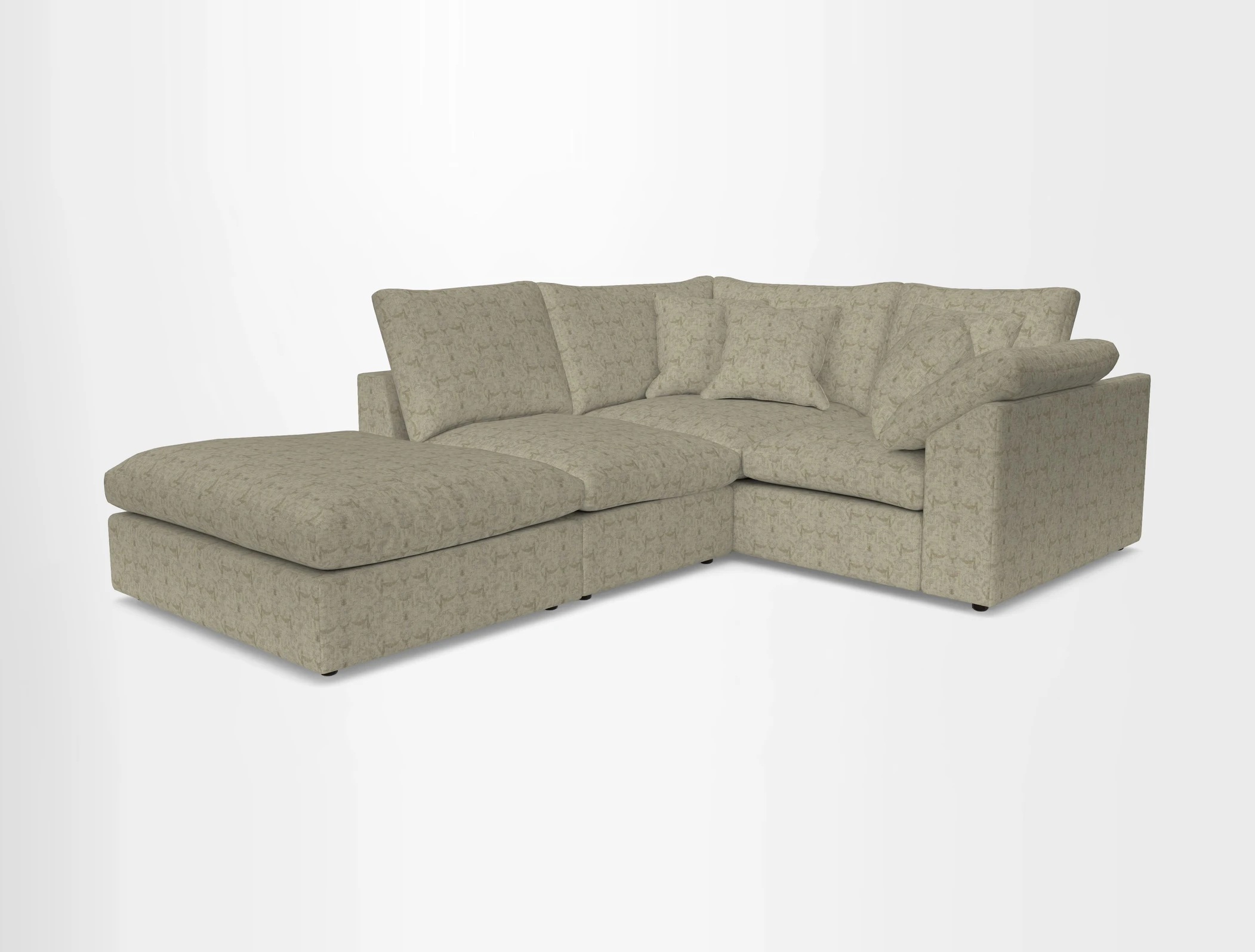 Big Softie Sloped Arm Small Corner Group RHF in Sahara Chalk