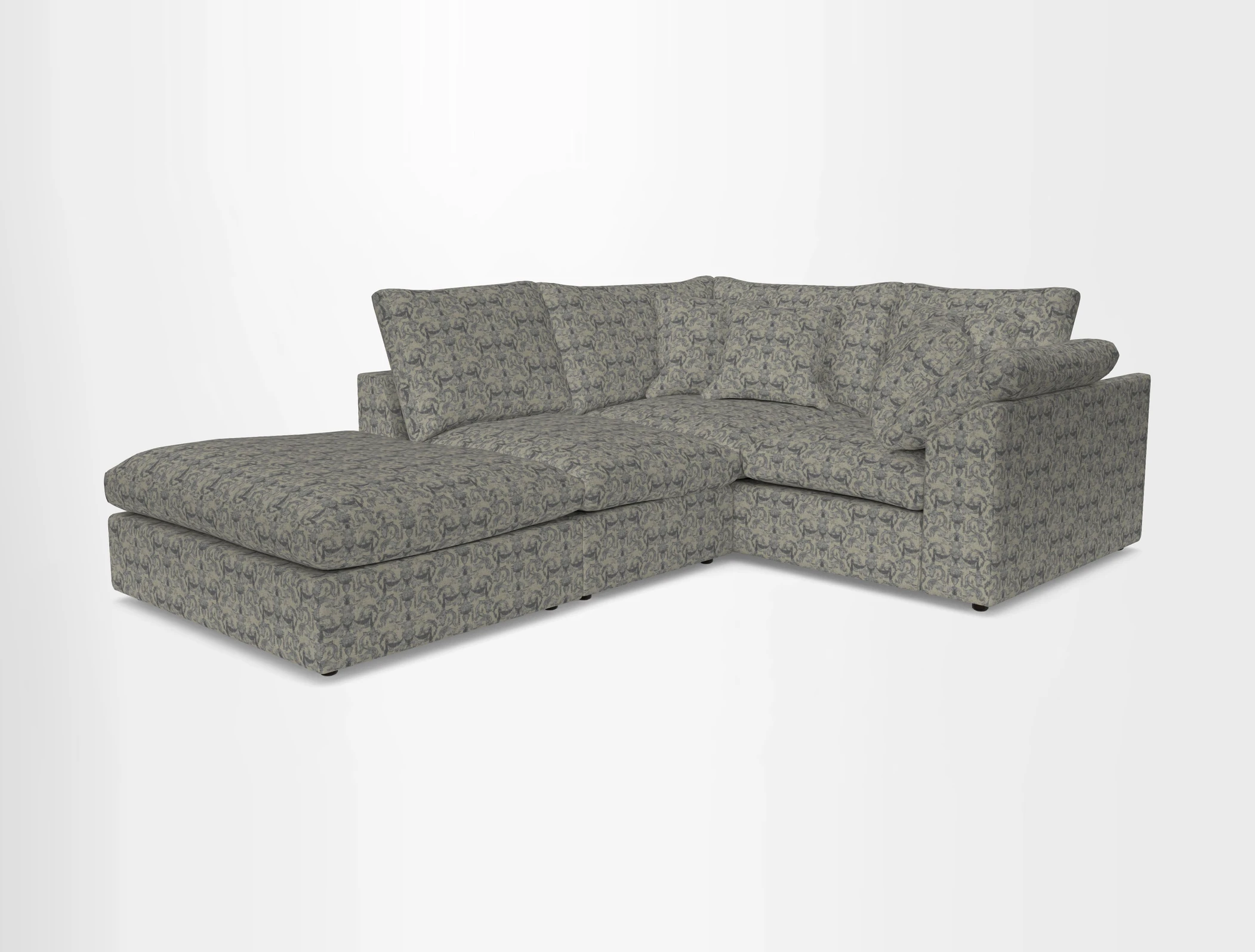 Big Softie Sloped Arm Small Corner Group RHF in Sahara Chalk