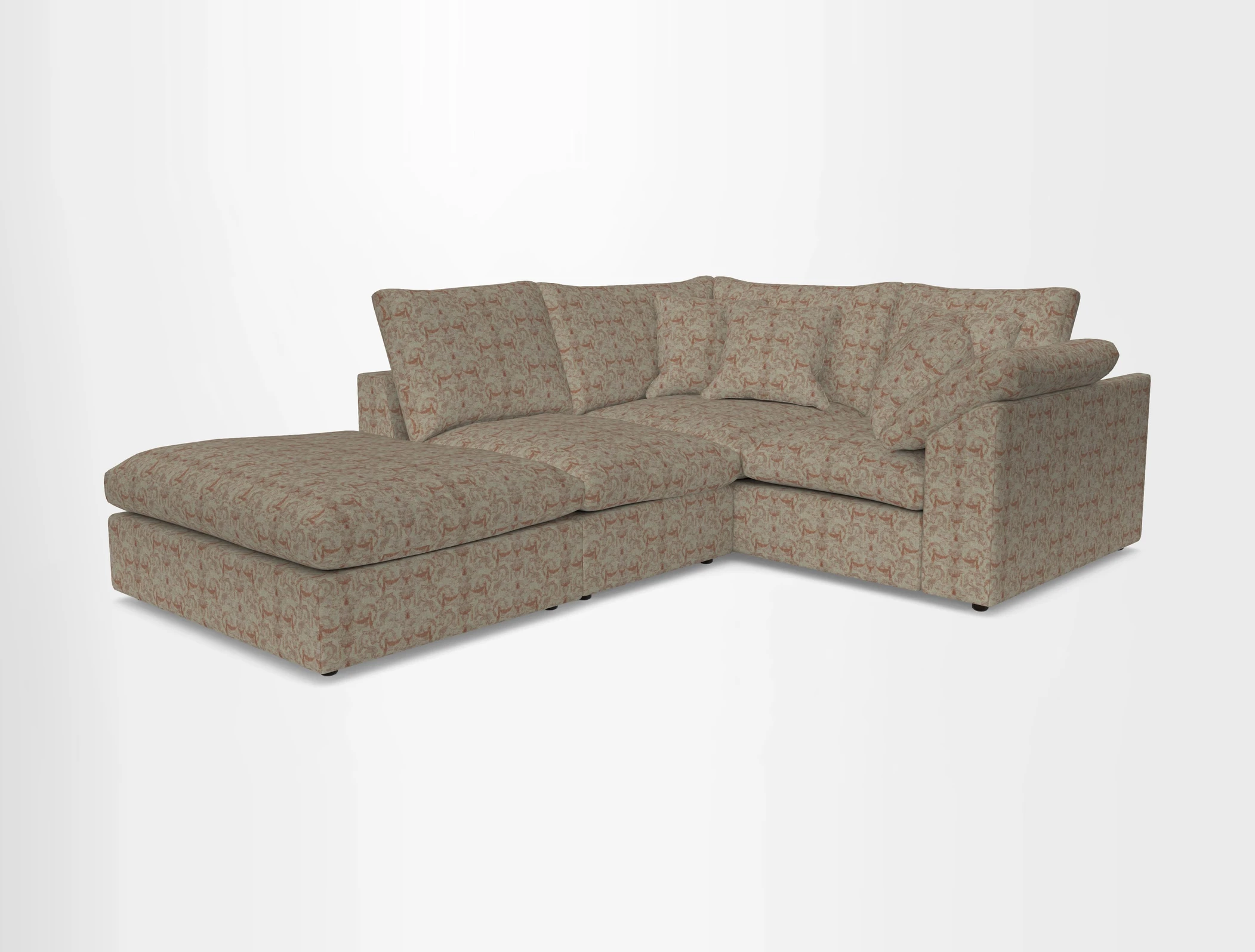 Big Softie Sloped Arm Small Corner Group RHF in Sahara Chalk