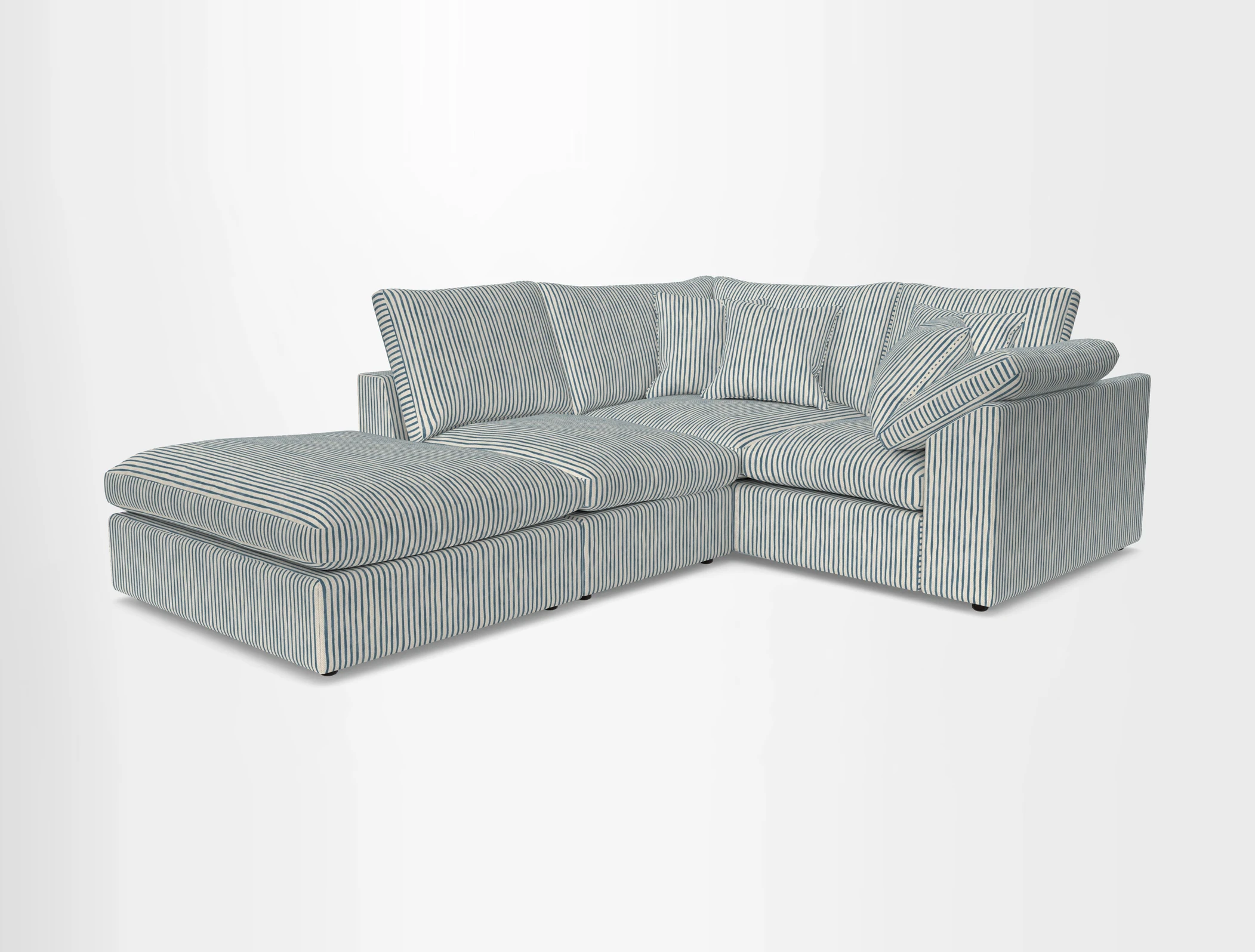 Big Softie Sloped Arm Small Corner Group RHF in Sahara Chalk