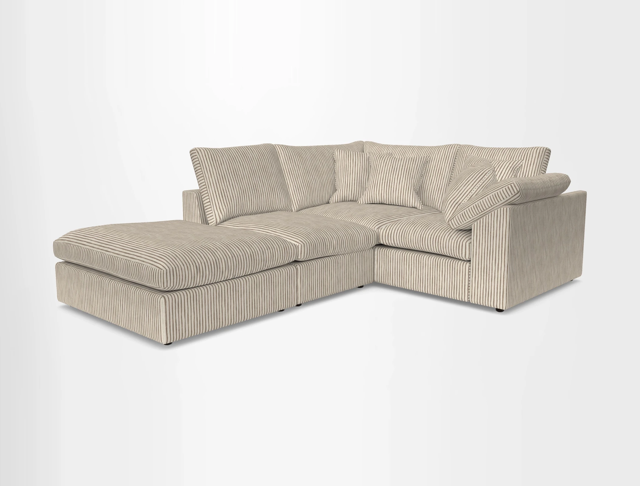 Big Softie Sloped Arm Small Corner Group RHF in Sahara Chalk