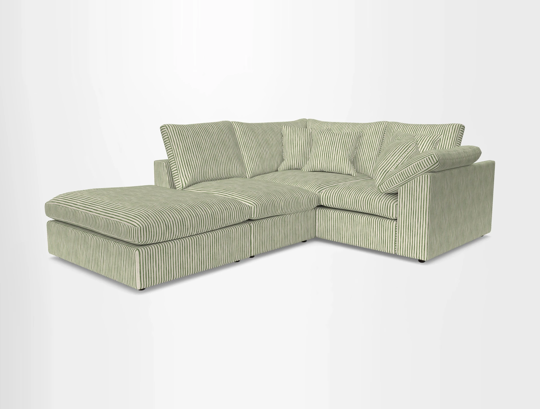 Big Softie Sloped Arm Small Corner Group RHF in Sahara Chalk