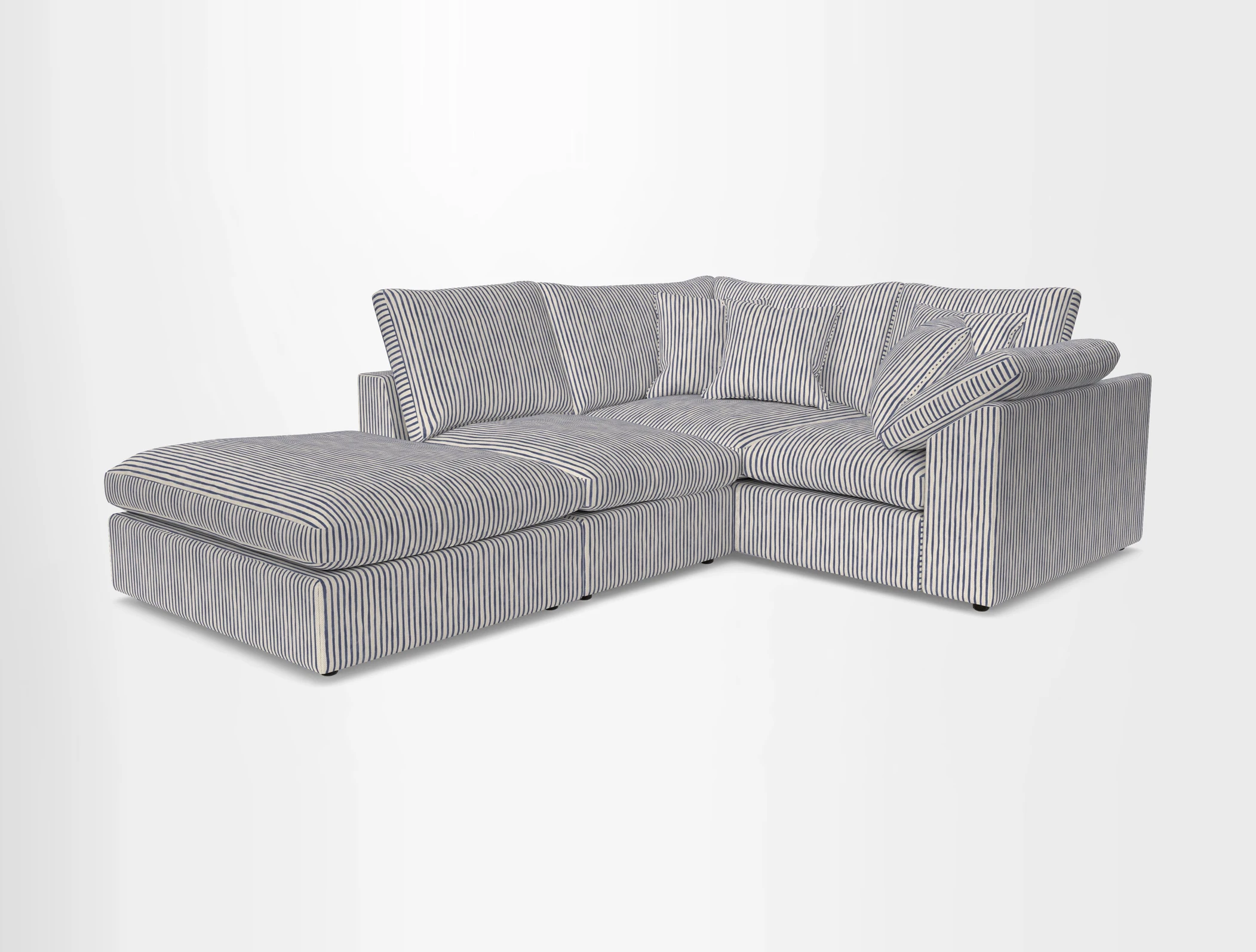 Big Softie Sloped Arm Small Corner Group RHF in Sahara Chalk