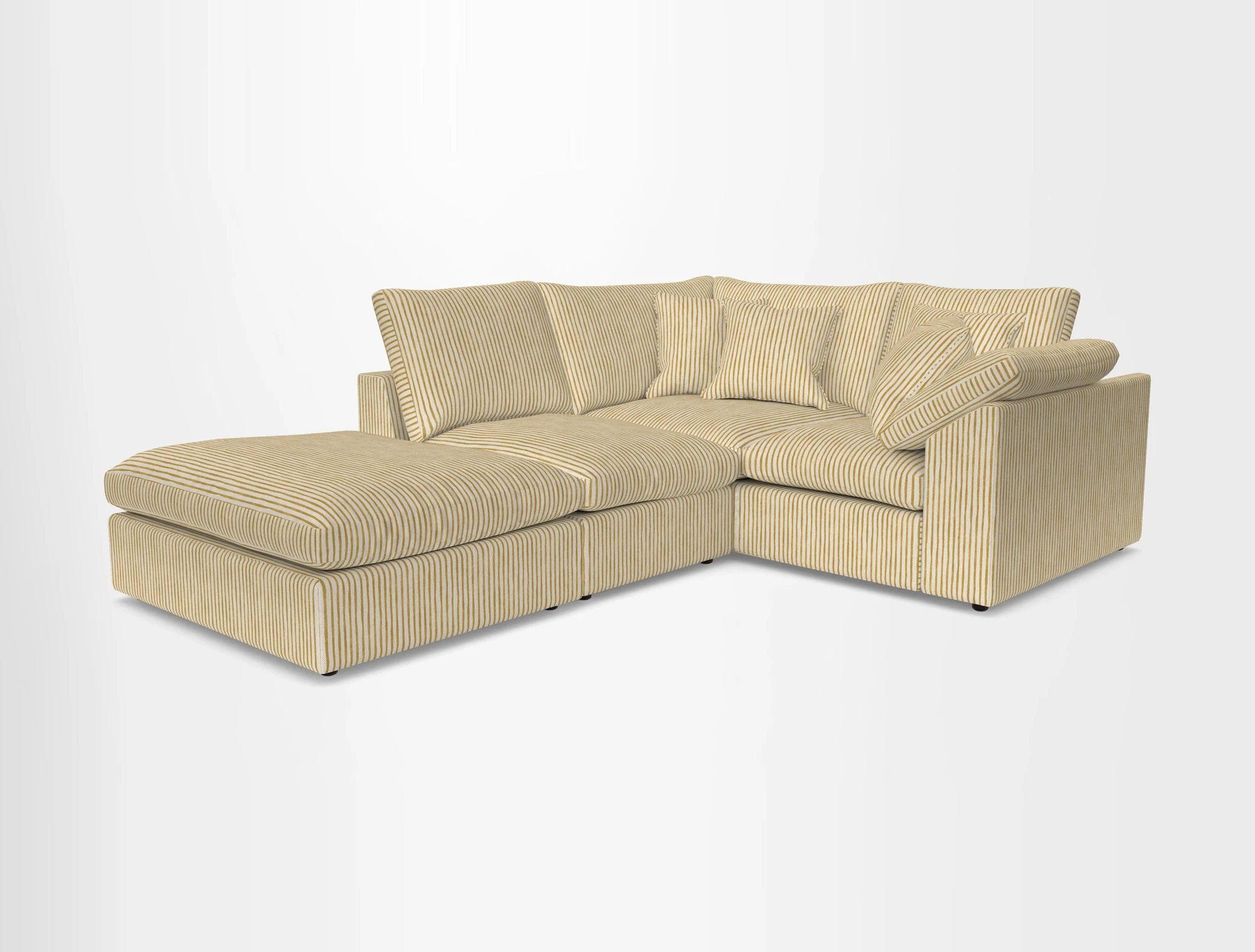 Big Softie Sloped Arm Small Corner Group RHF in Sahara Chalk