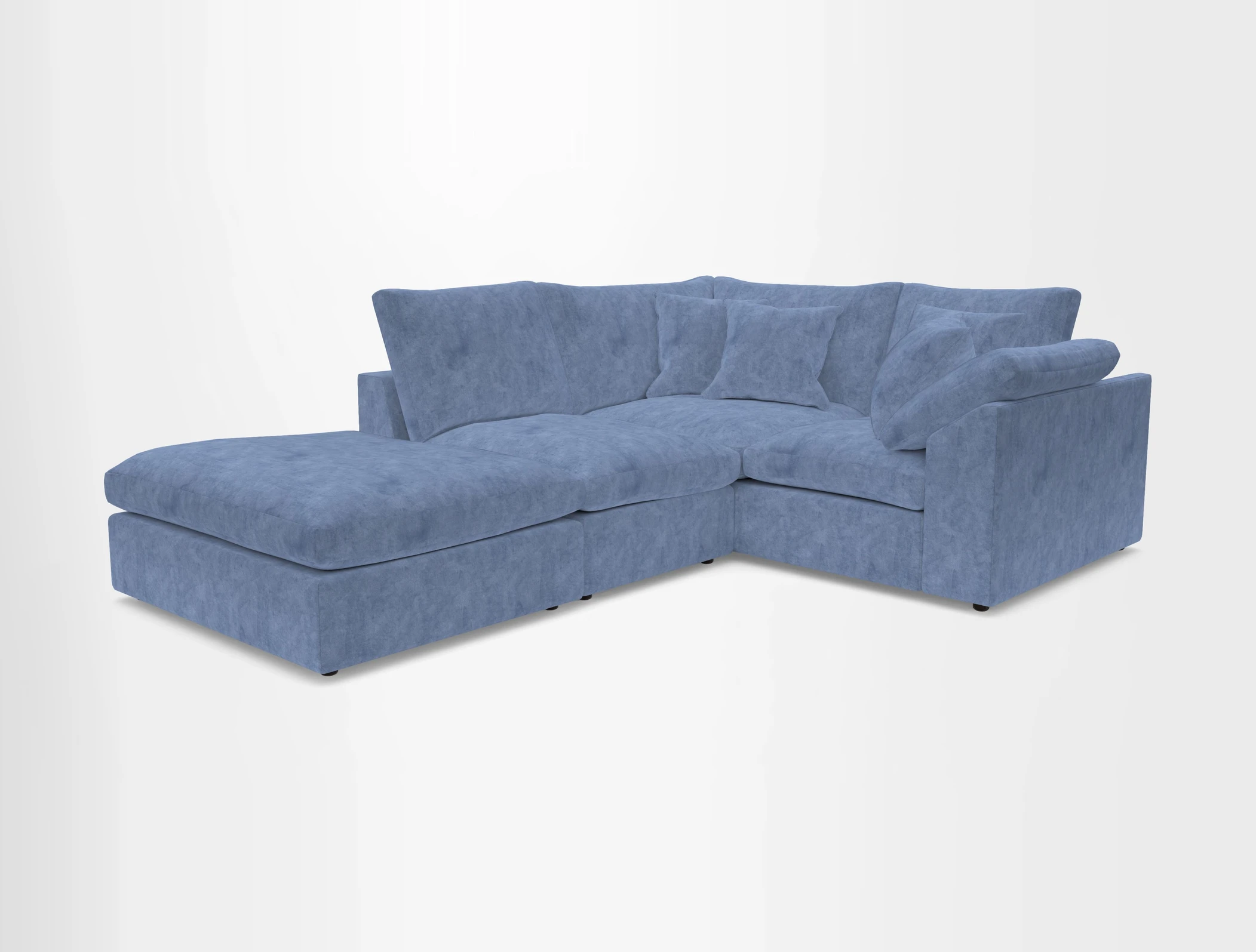 Big Softie Sloped Arm Small Corner Group RHF in Sahara Chalk