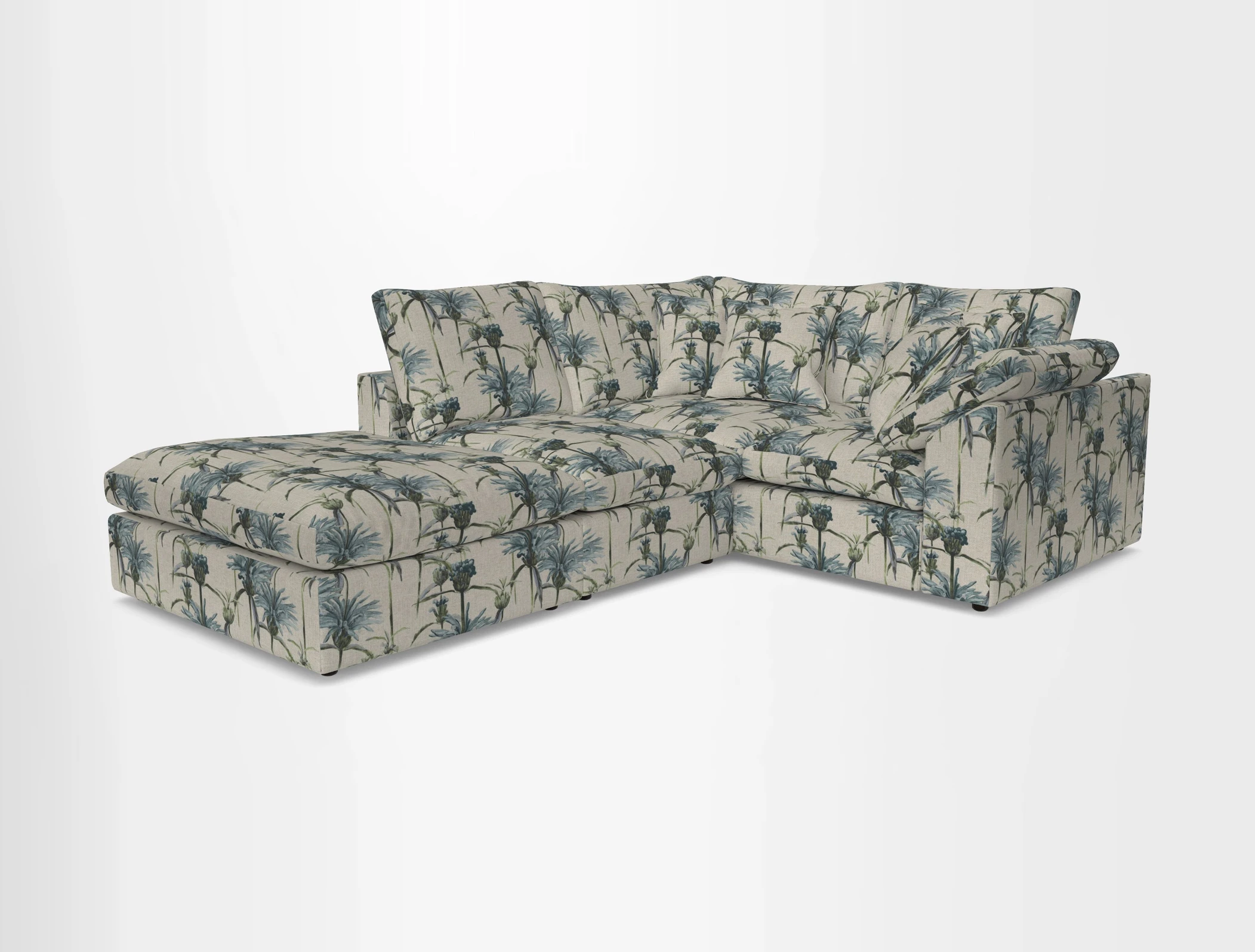 Big Softie Sloped Arm Small Corner Group RHF in Sahara Chalk