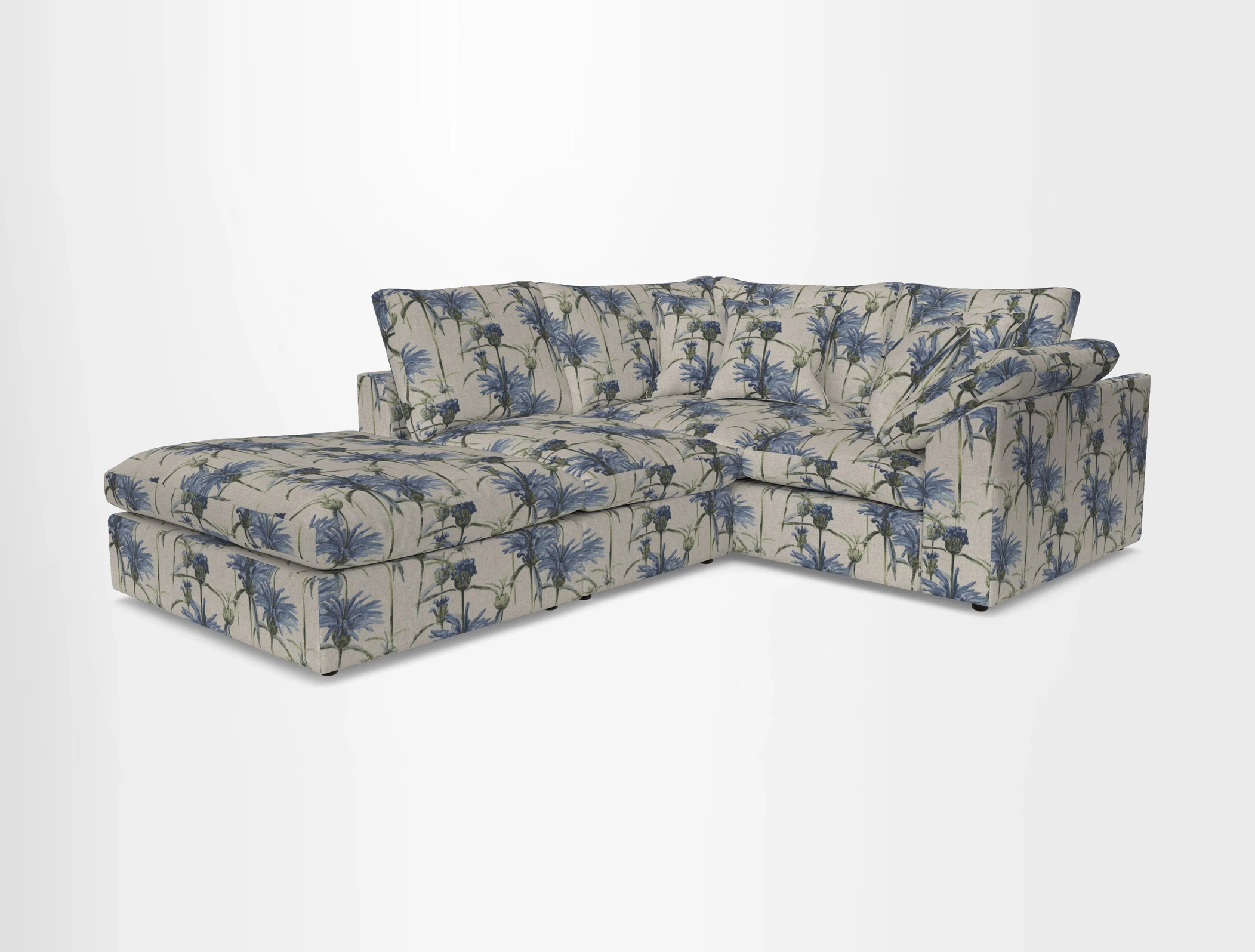 Big Softie Sloped Arm Small Corner Group RHF in Sahara Chalk