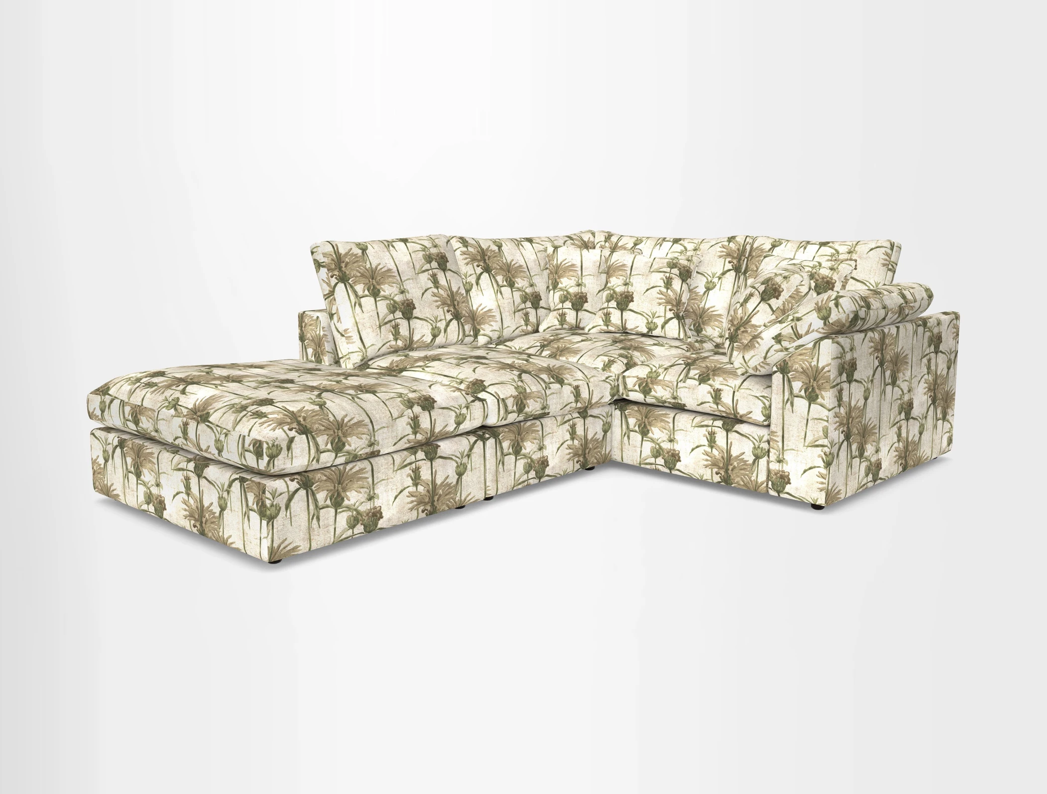 Big Softie Sloped Arm Small Corner Group RHF in Sahara Chalk