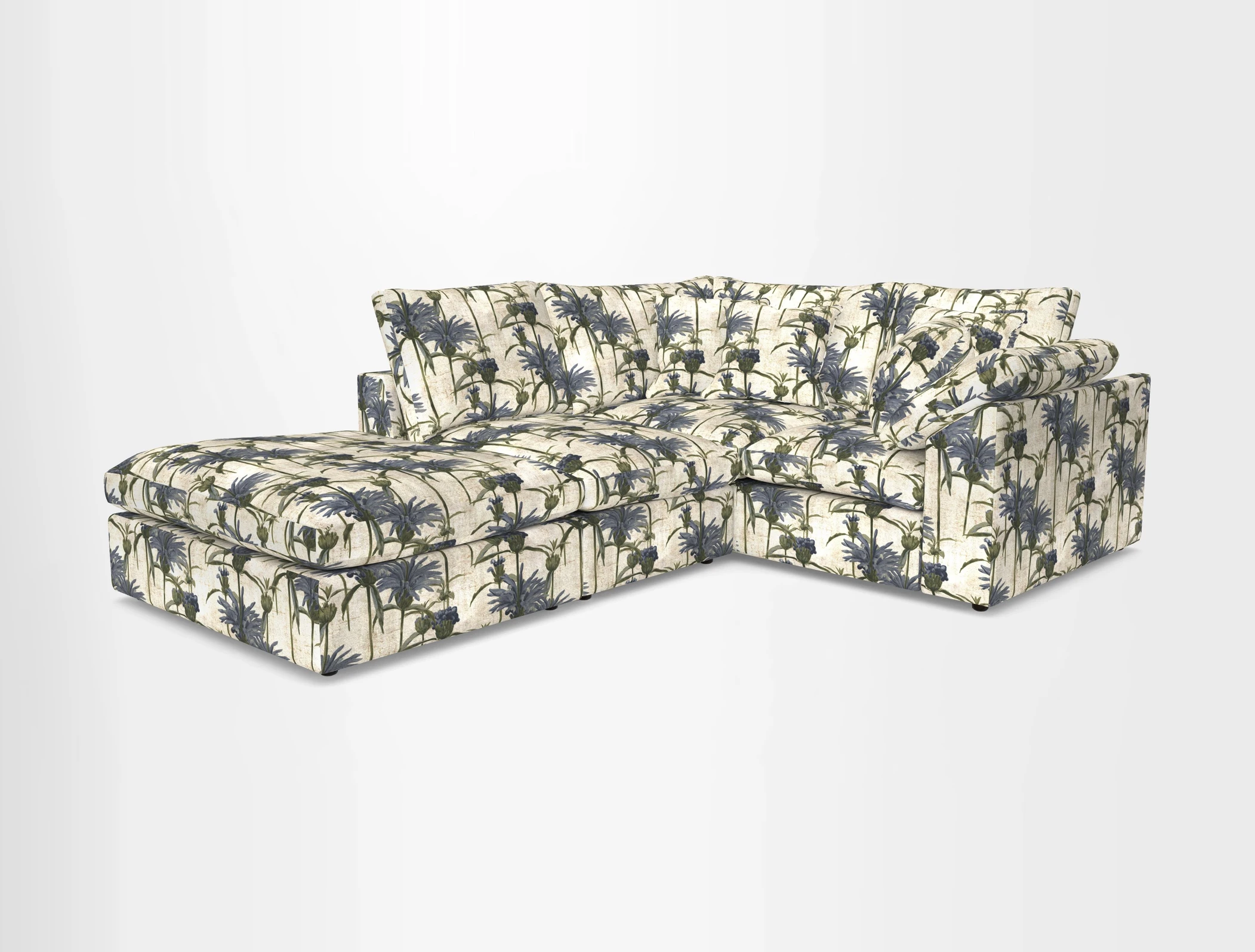 Big Softie Sloped Arm Small Corner Group RHF in Sahara Chalk