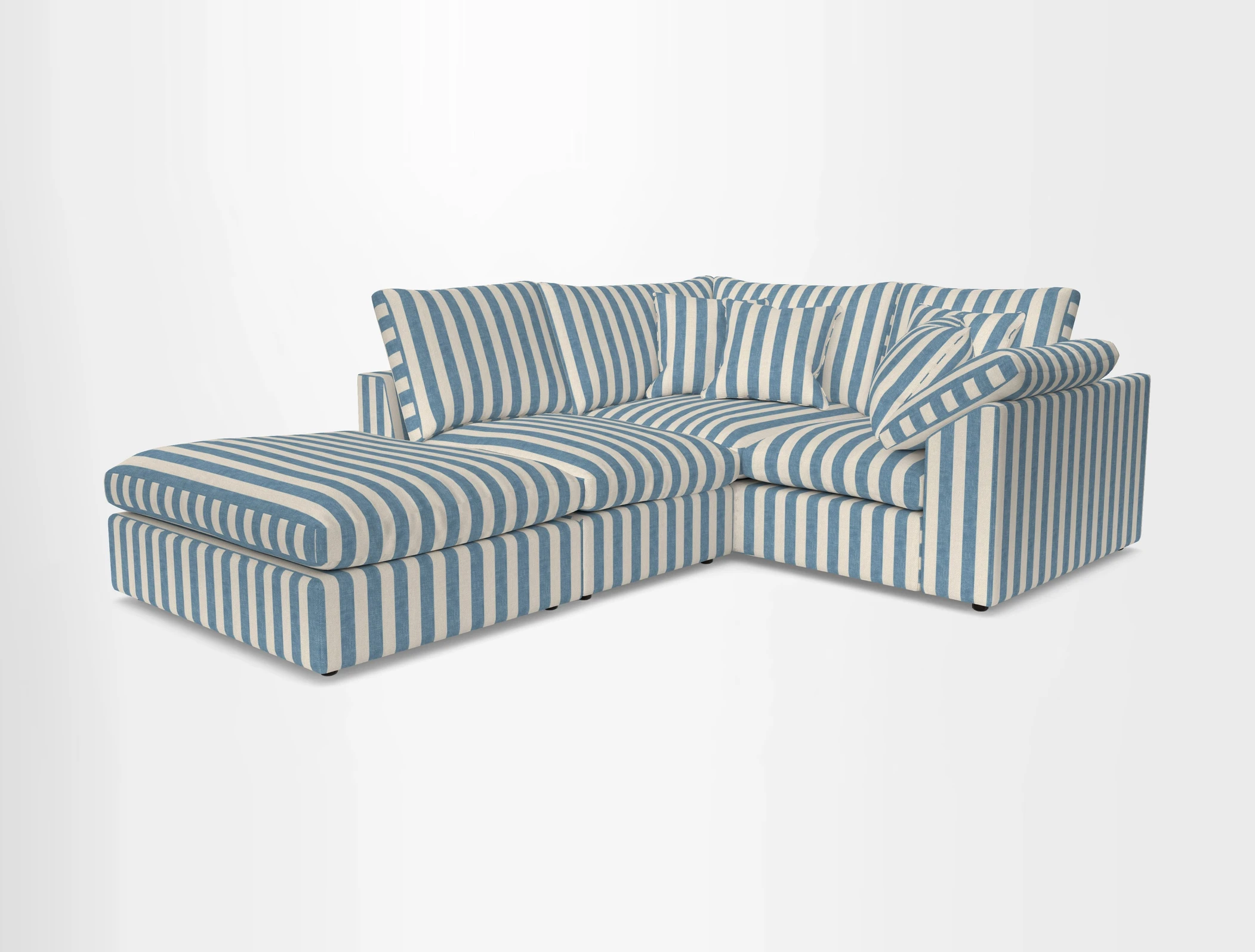Big Softie Sloped Arm Small Corner Group RHF in Sahara Chalk