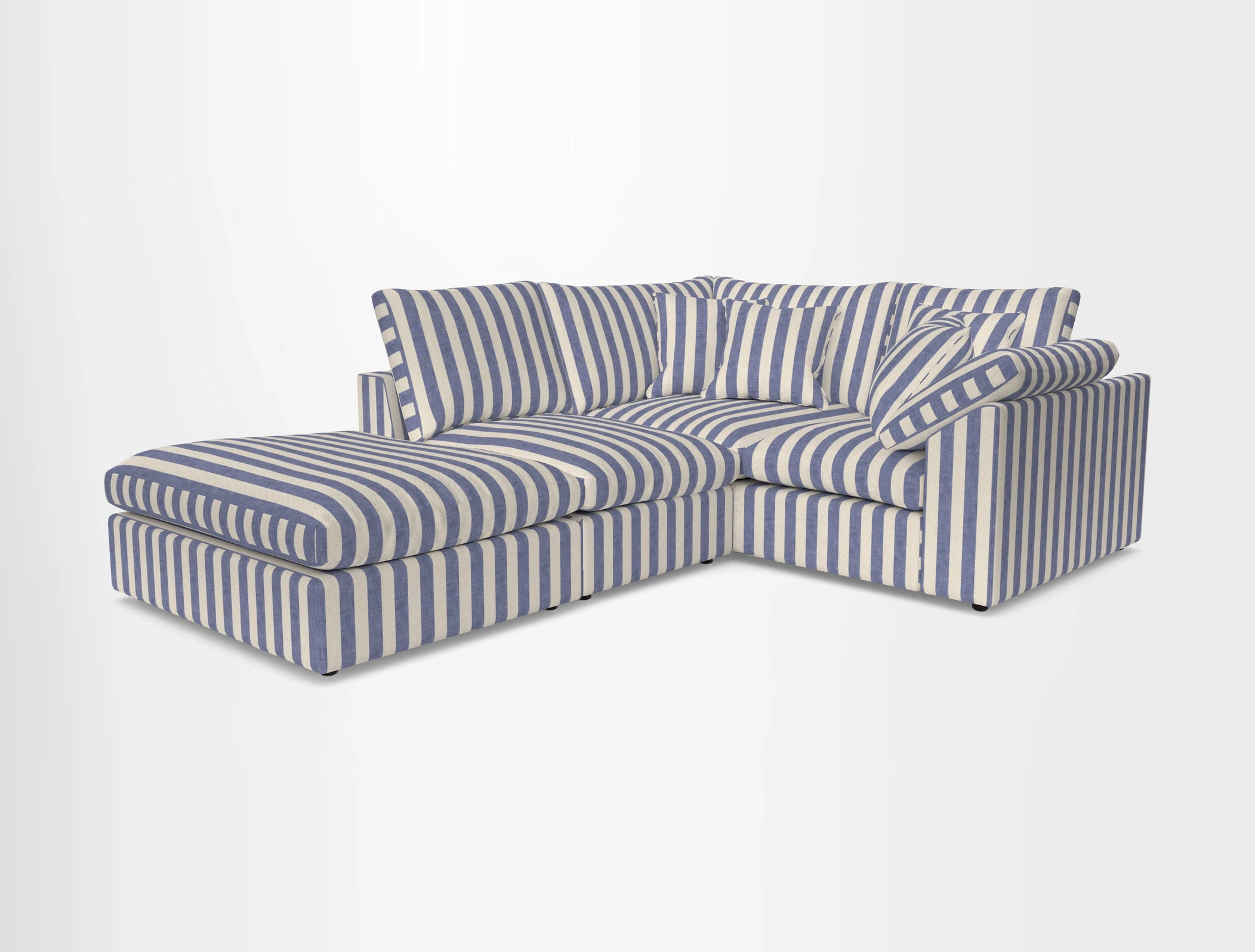 Big Softie Sloped Arm Small Corner Group RHF in Sahara Chalk