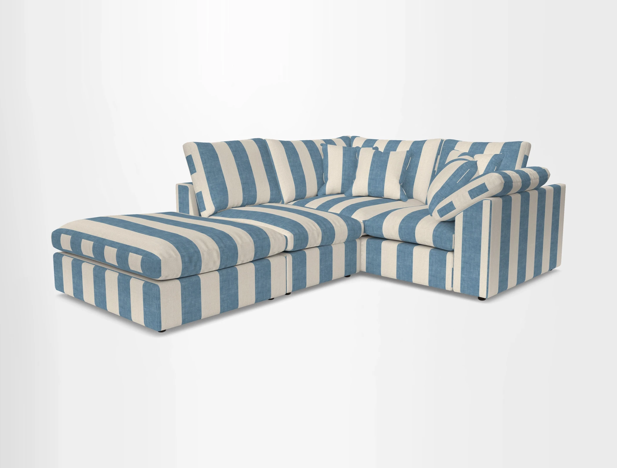 Big Softie Sloped Arm Small Corner Group RHF in Sahara Chalk