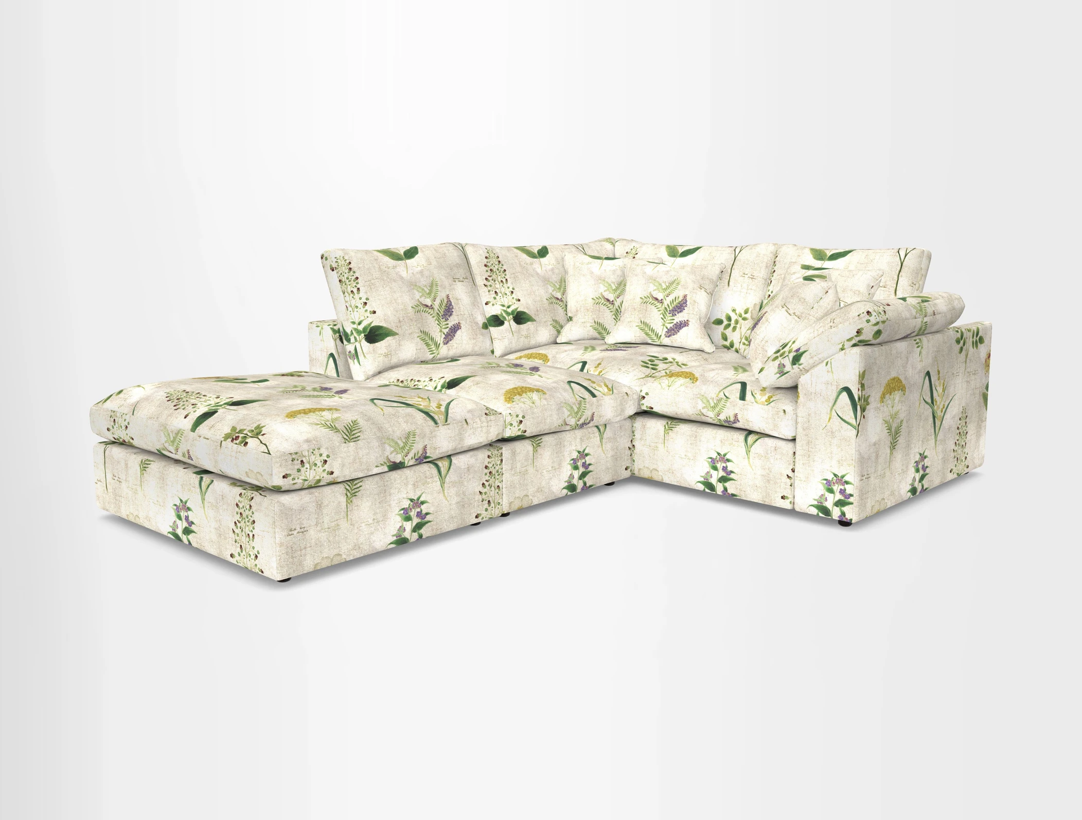 Big Softie Sloped Arm Small Corner Group RHF in Sahara Chalk