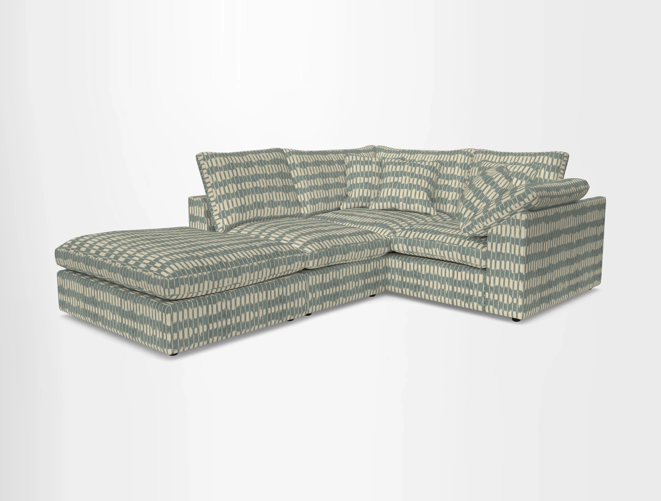 Big Softie Sloped Arm Small Corner Group RHF in Sahara Chalk