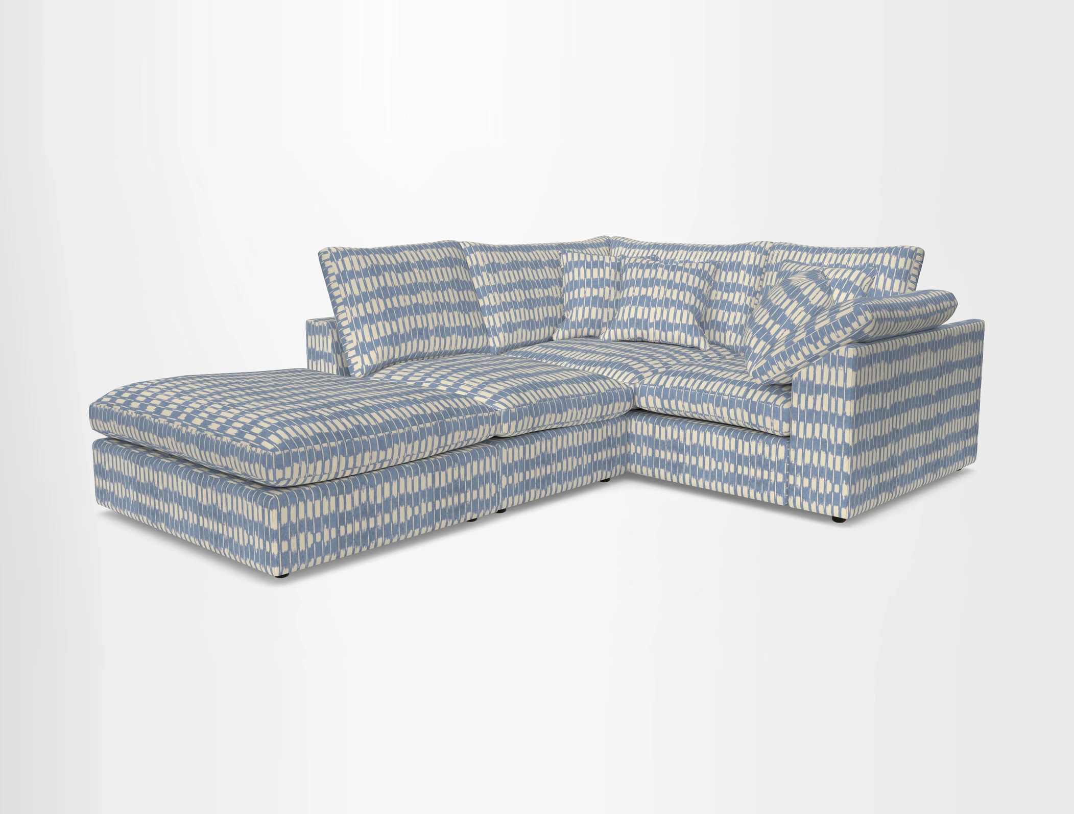 Big Softie Sloped Arm Small Corner Group RHF in Sahara Chalk