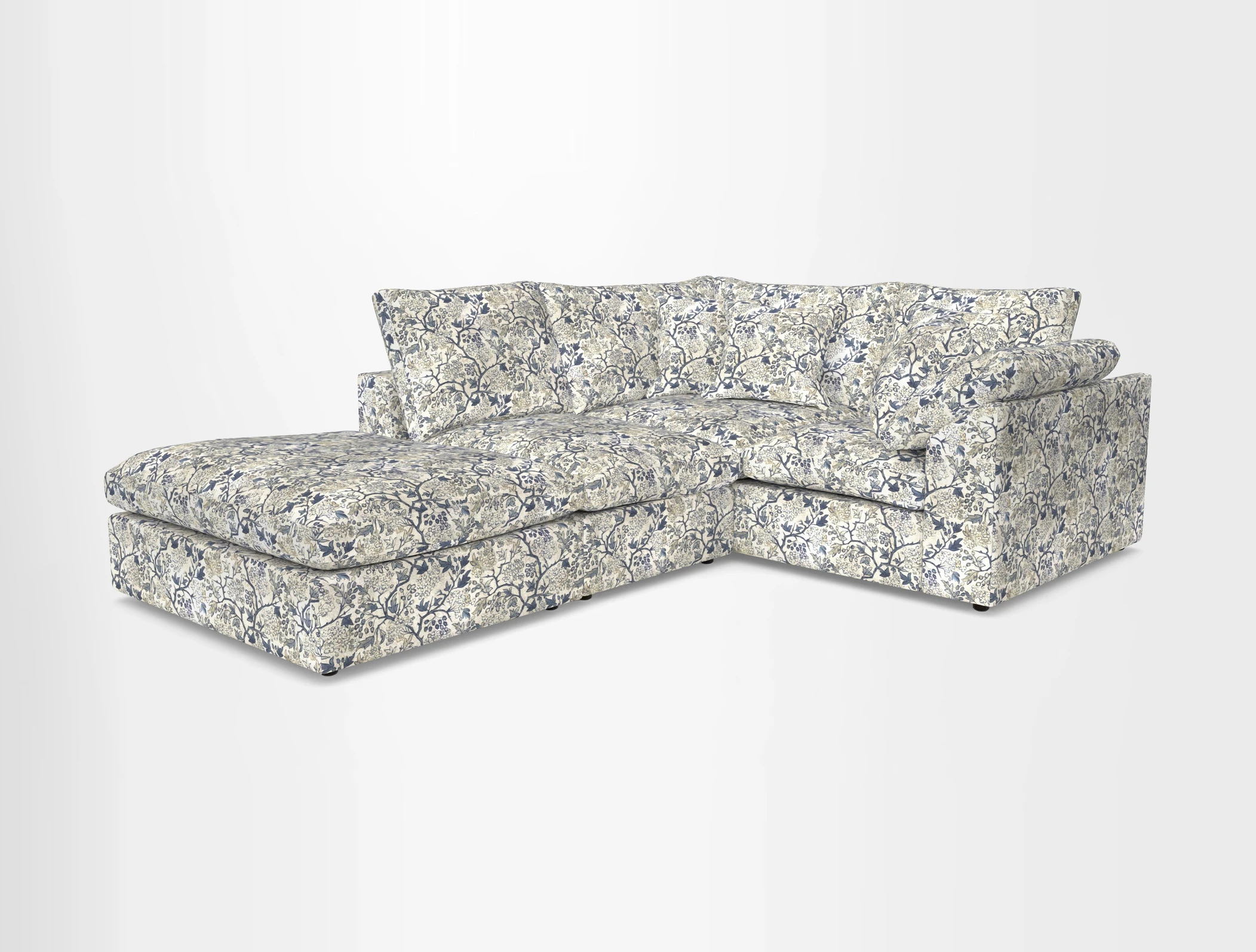 Big Softie Sloped Arm Small Corner Group RHF in Sahara Chalk