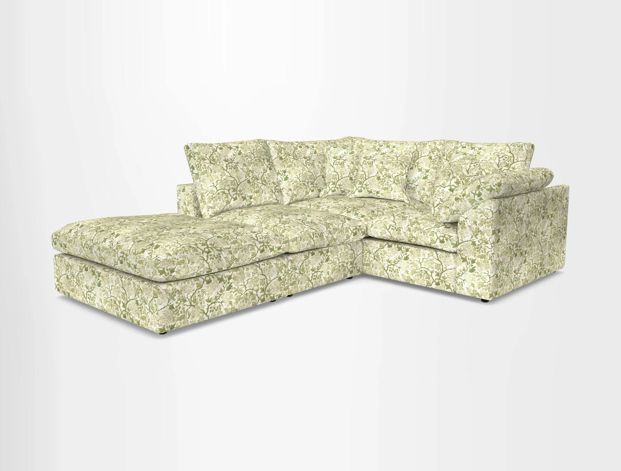 Big Softie Sloped Arm Small Corner Group RHF in Sahara Chalk