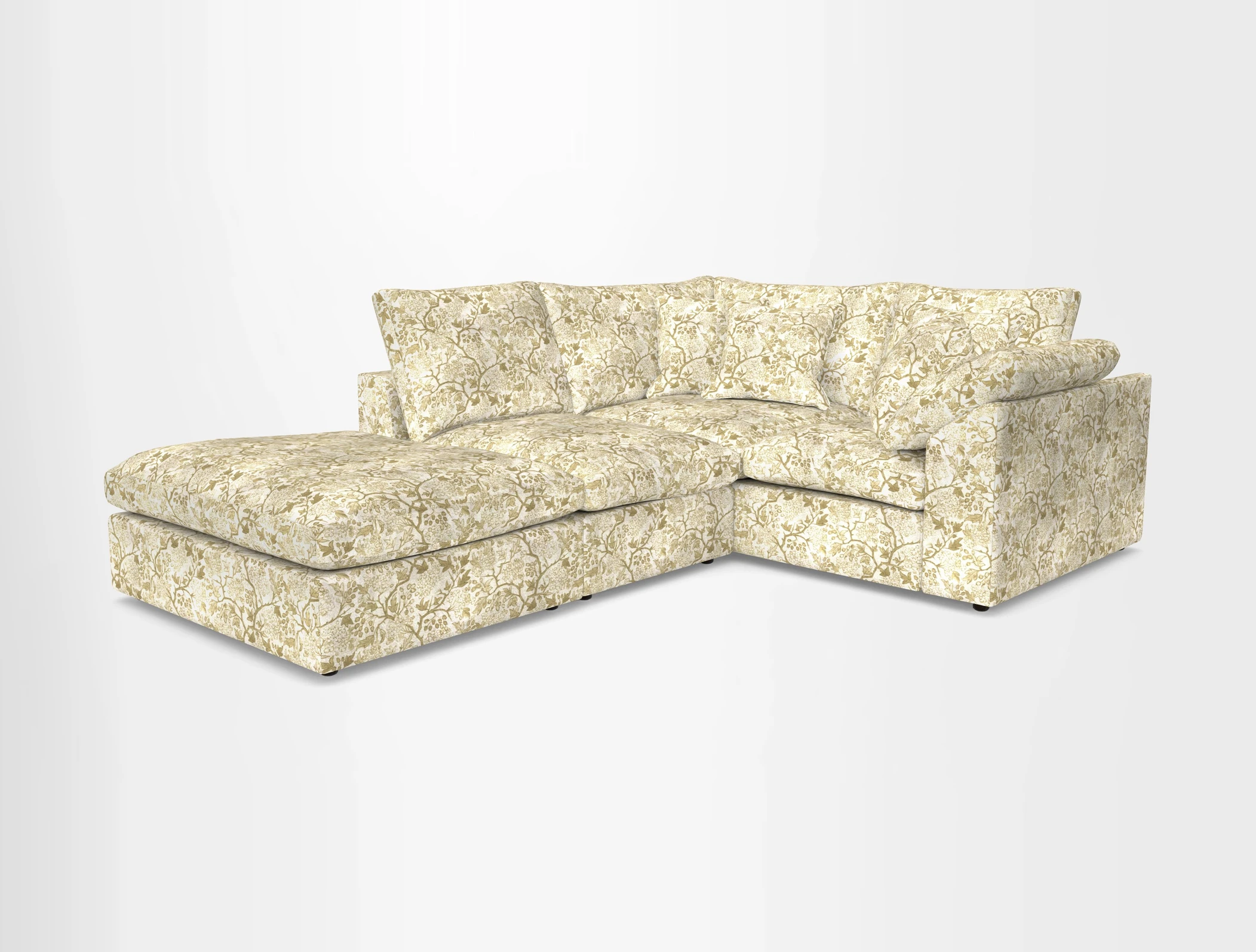 Big Softie Sloped Arm Small Corner Group RHF in Sahara Chalk