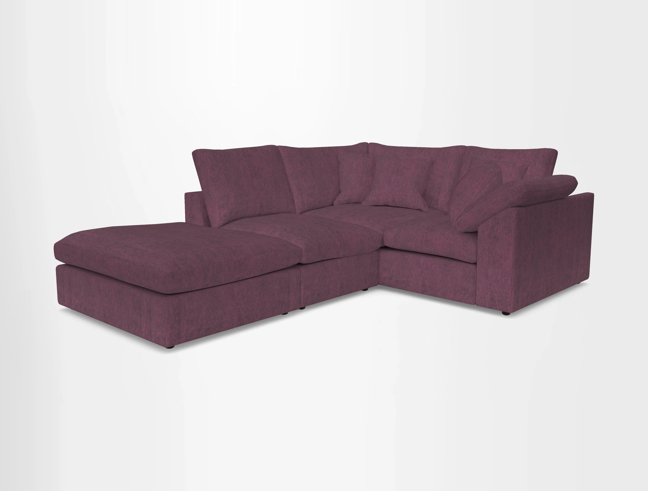 Big Softie Sloped Arm Small Corner Group RHF in Sahara Chalk
