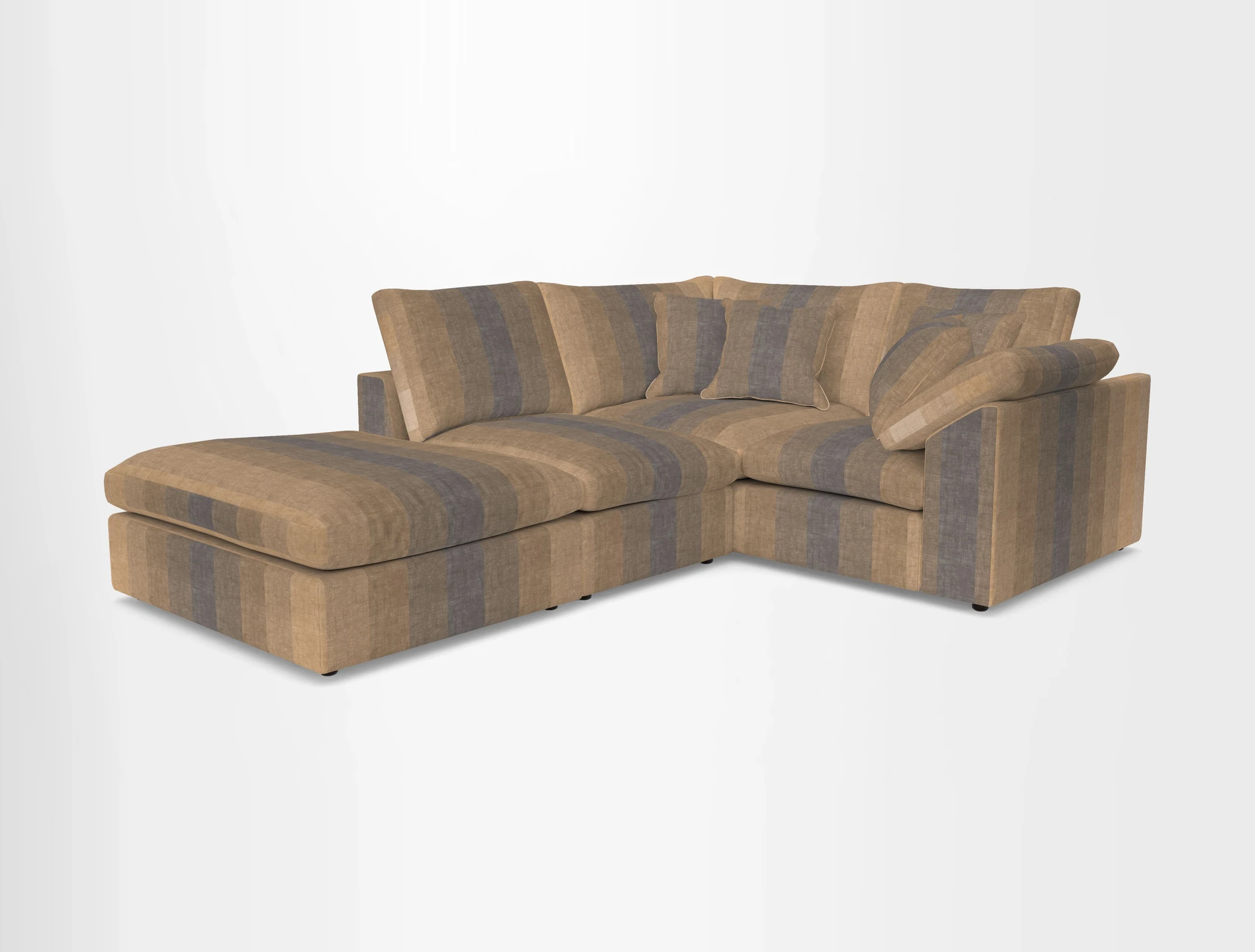 Big Softie Sloped Arm Small Corner Group RHF in Sahara Chalk
