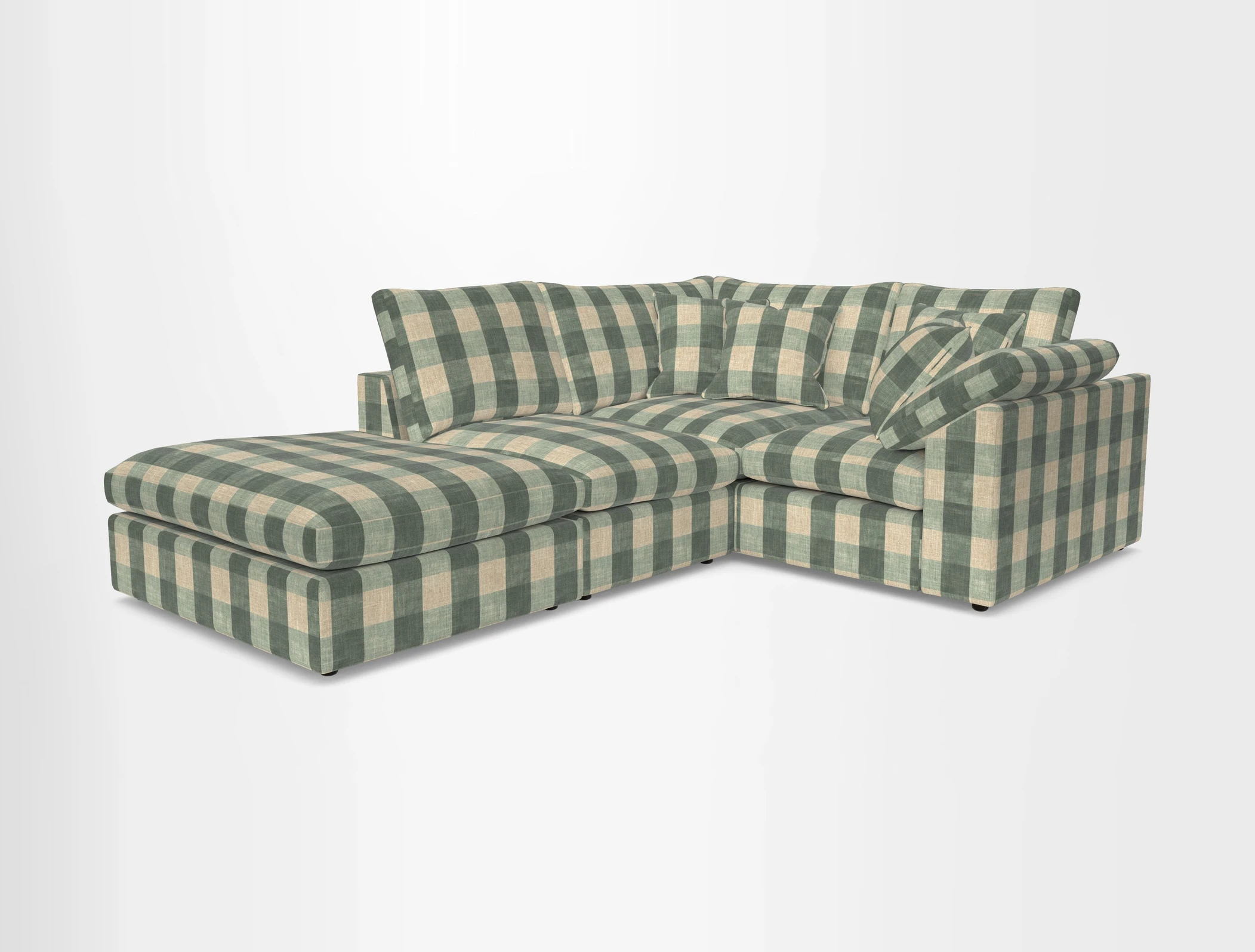 Big Softie Sloped Arm Small Corner Group RHF in Sahara Chalk