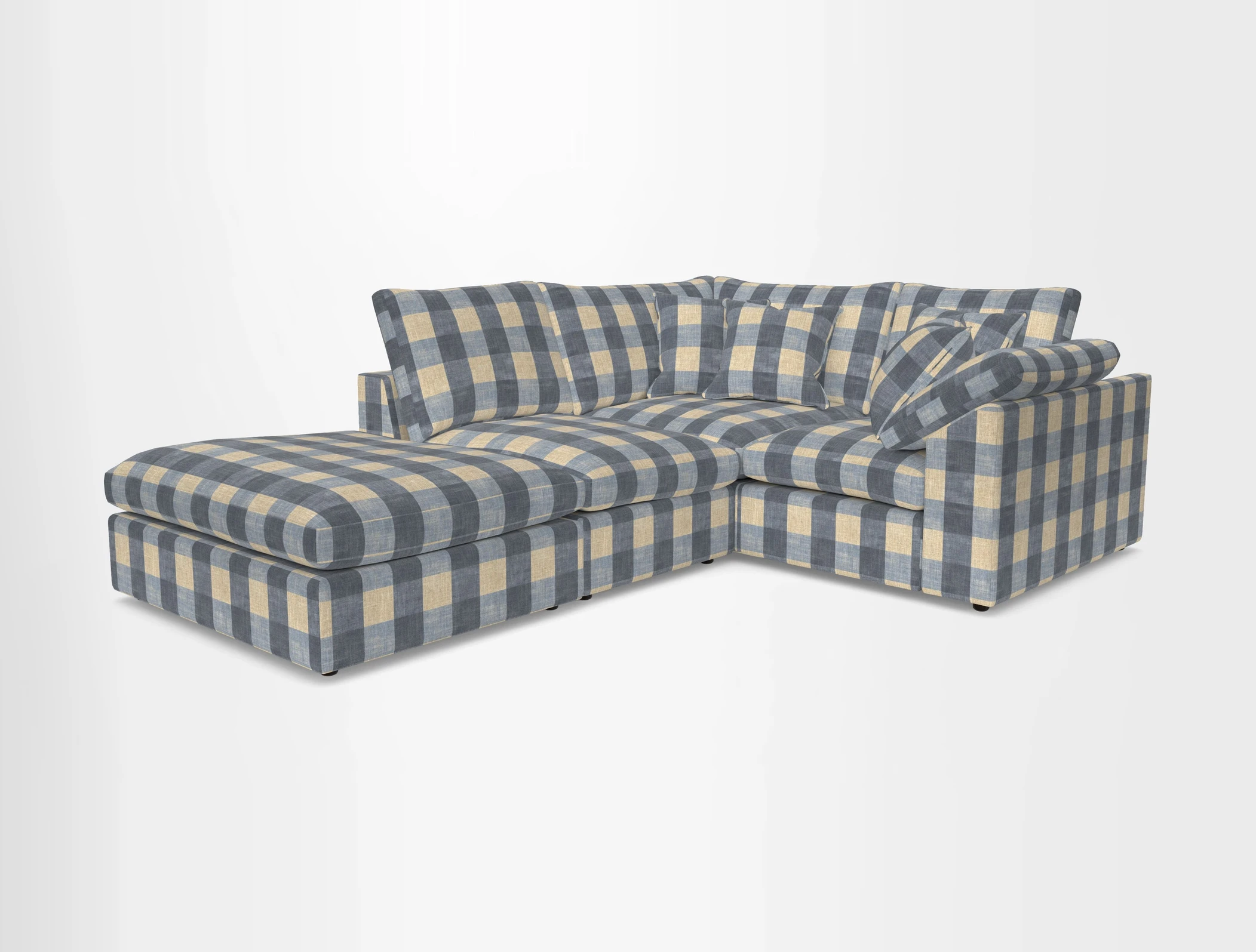 Big Softie Sloped Arm Small Corner Group RHF in Sahara Chalk