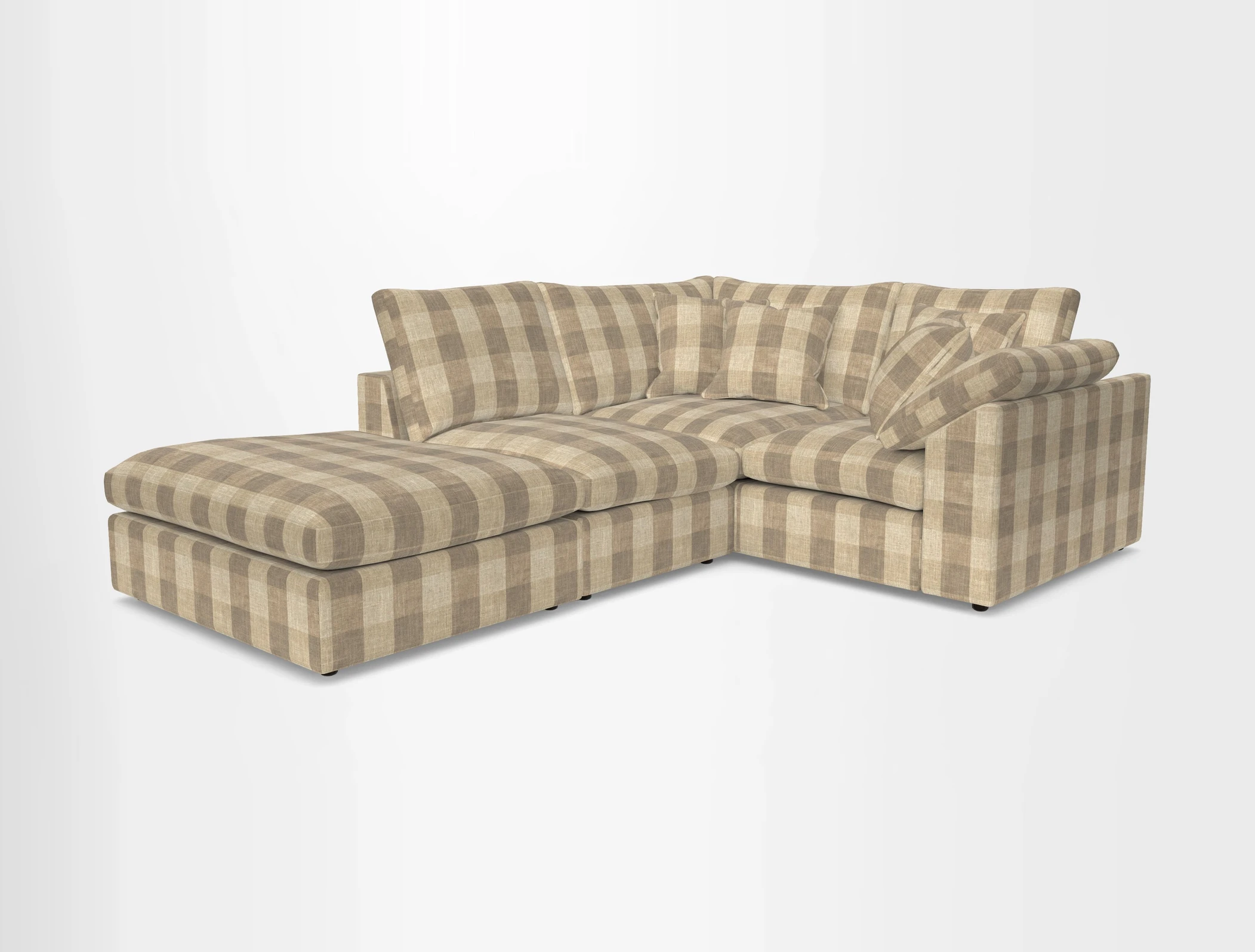 Big Softie Sloped Arm Small Corner Group RHF in Sahara Chalk