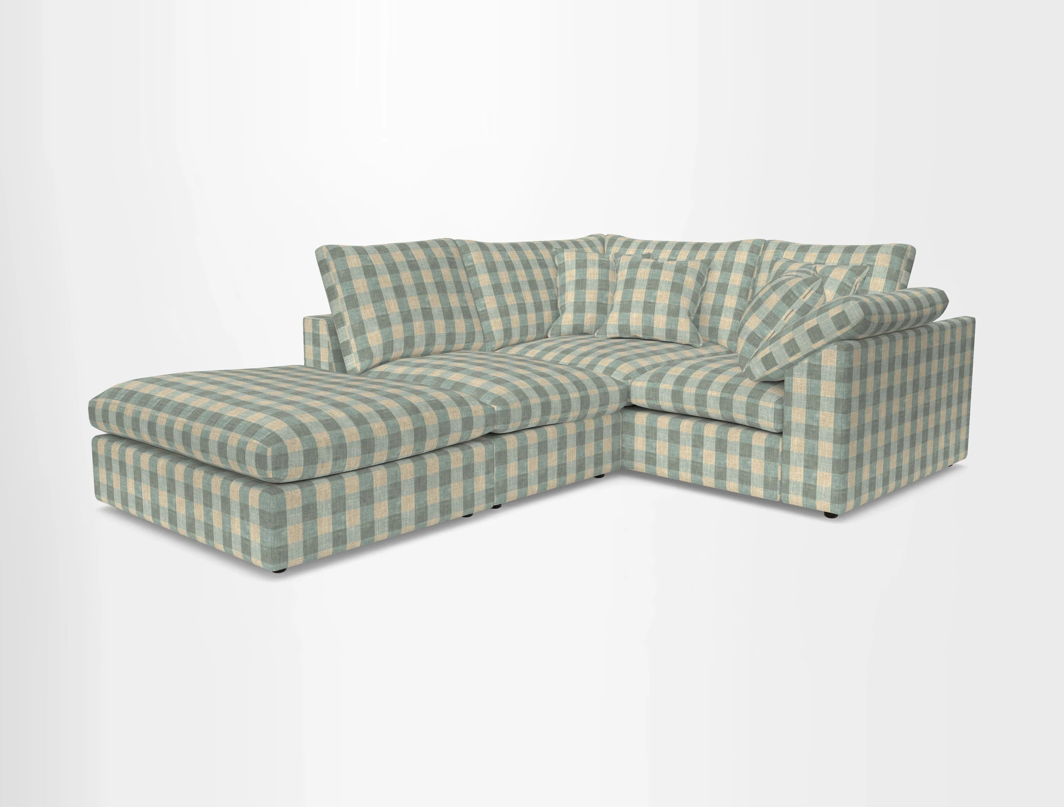 Big Softie Sloped Arm Small Corner Group RHF in Sahara Chalk