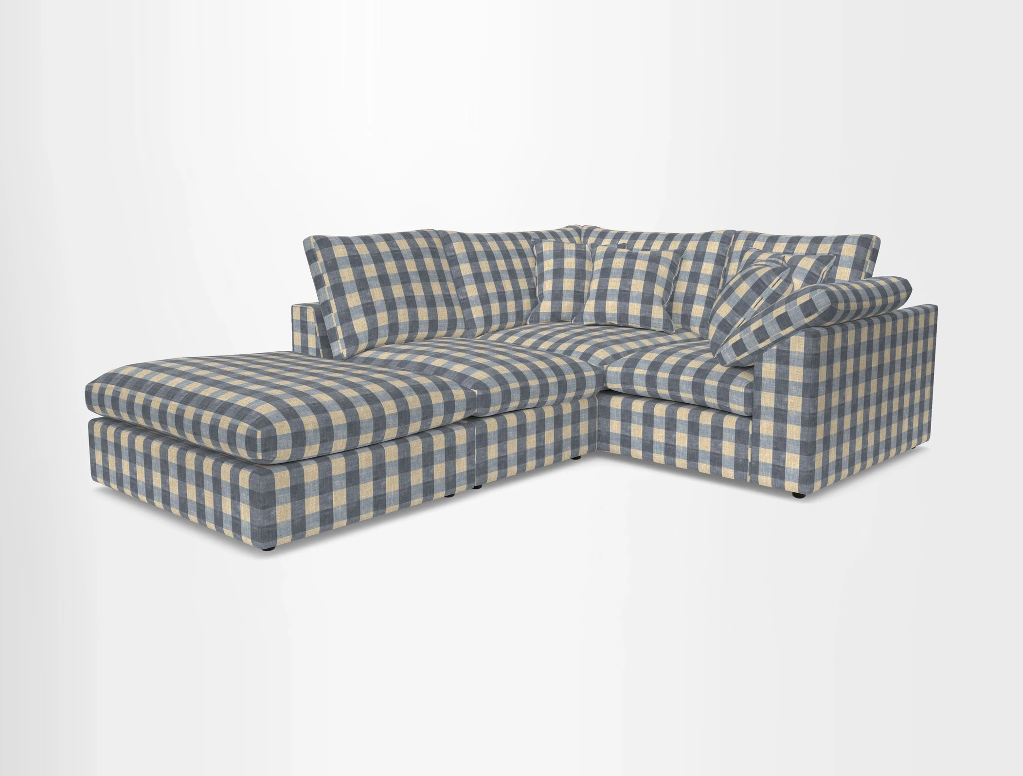 Big Softie Sloped Arm Small Corner Group RHF in Sahara Chalk