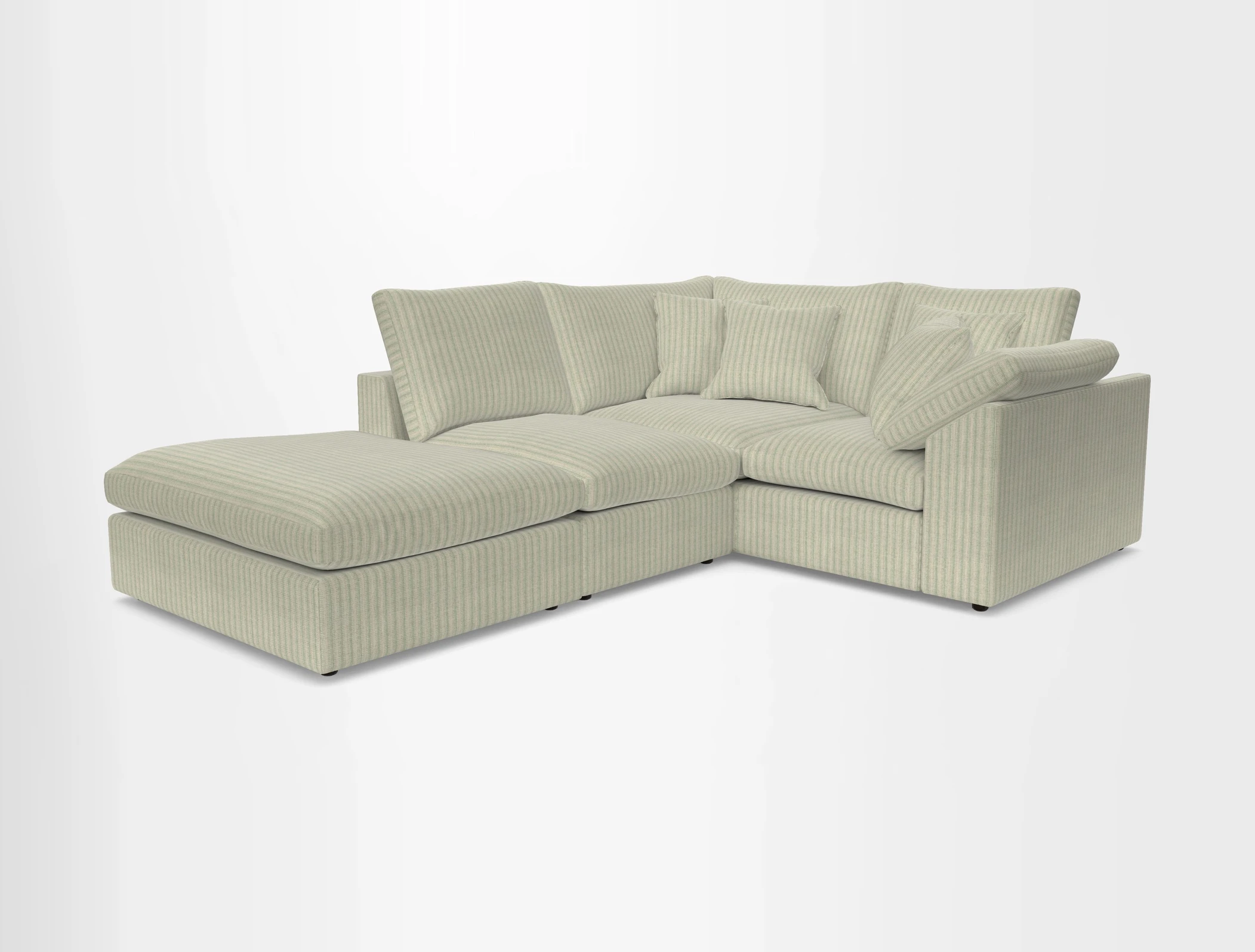 Big Softie Sloped Arm Small Corner Group RHF in Sahara Chalk