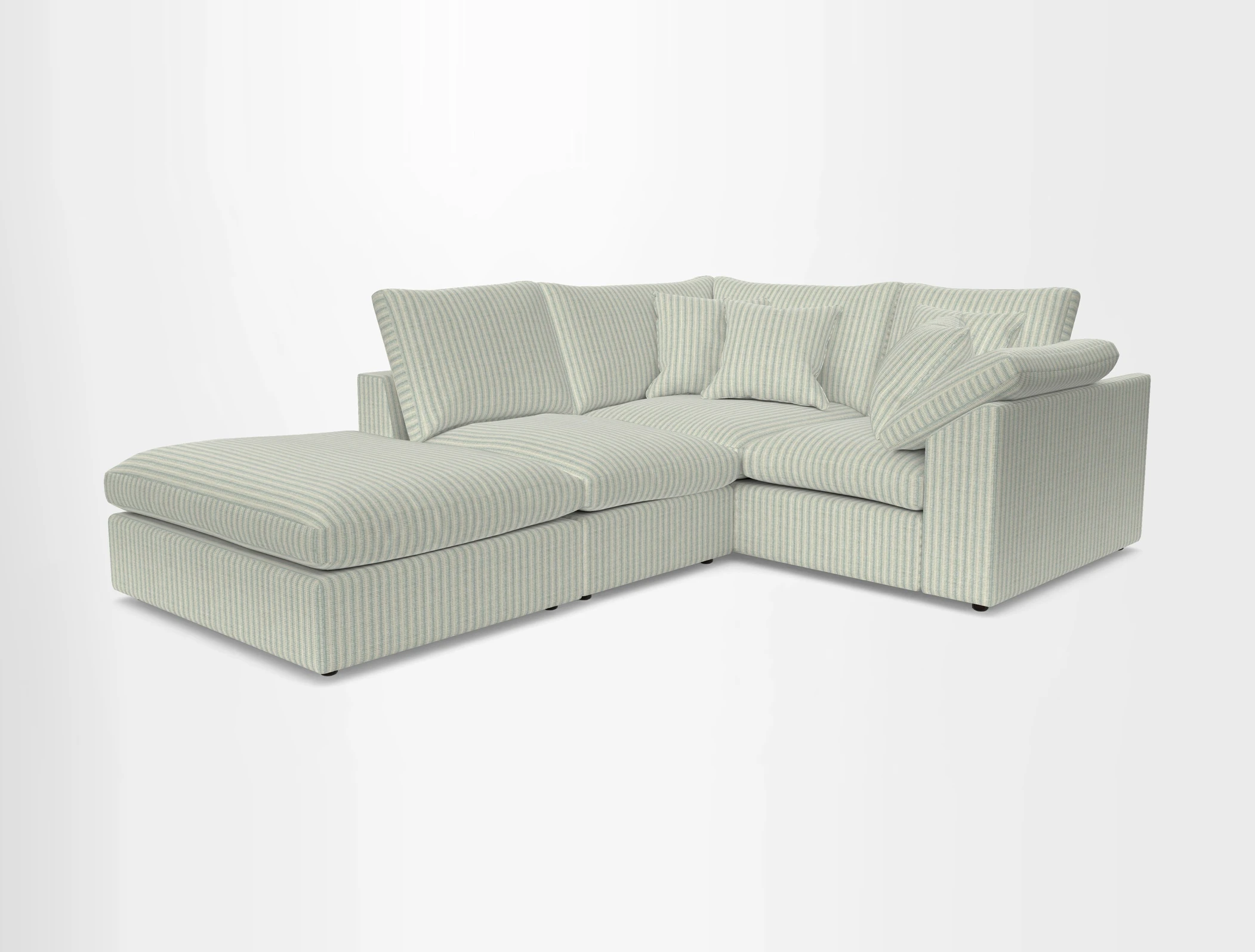 Big Softie Sloped Arm Small Corner Group RHF in Sahara Chalk