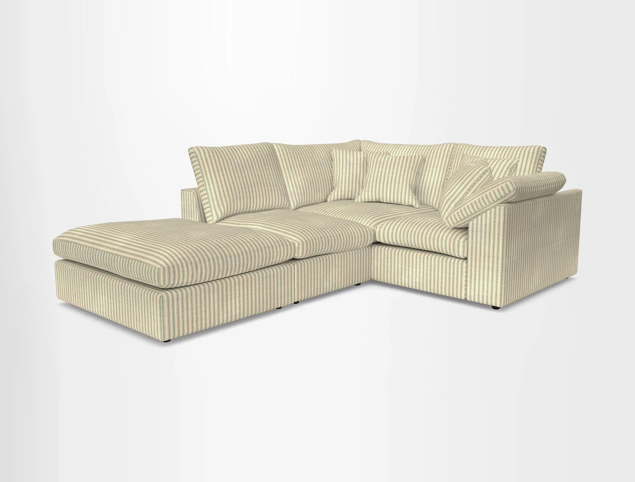 Big Softie Sloped Arm Small Corner Group RHF in Sahara Chalk