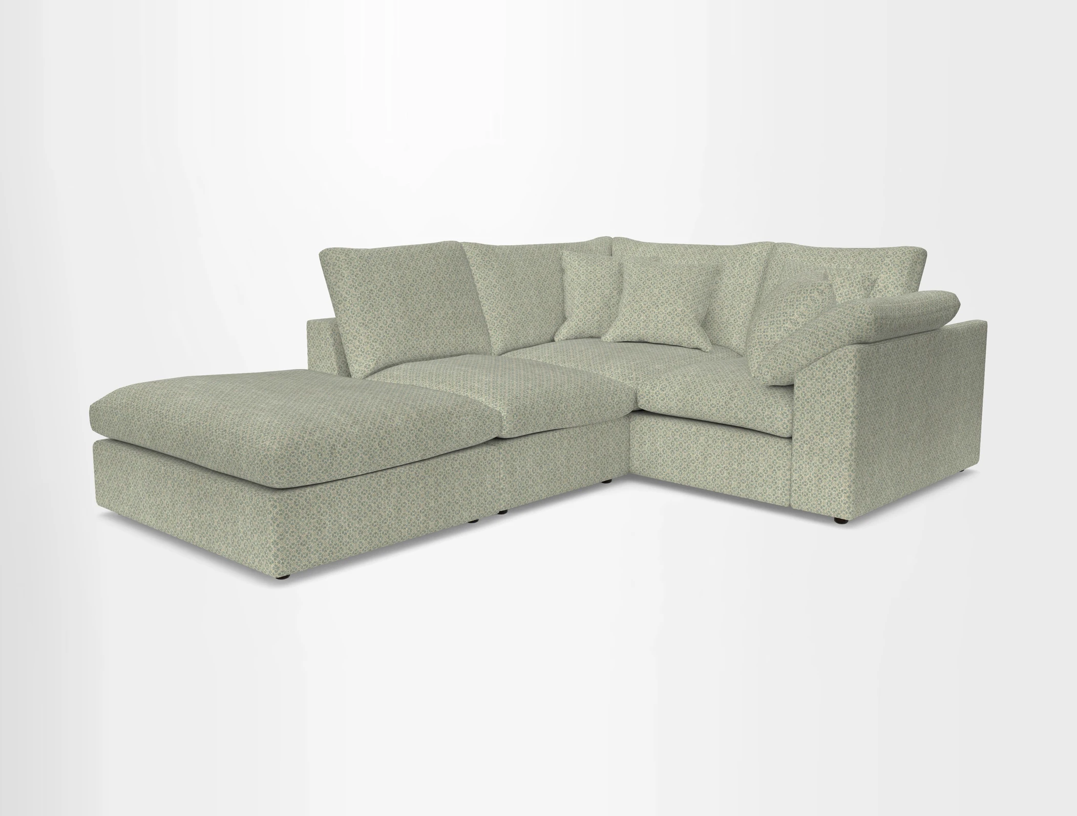 Big Softie Sloped Arm Small Corner Group RHF in Sahara Chalk