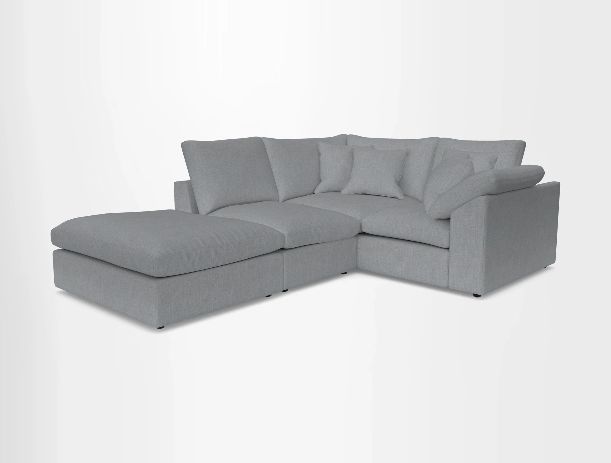 Big Softie Sloped Arm Small Corner Group RHF in Sahara Chalk