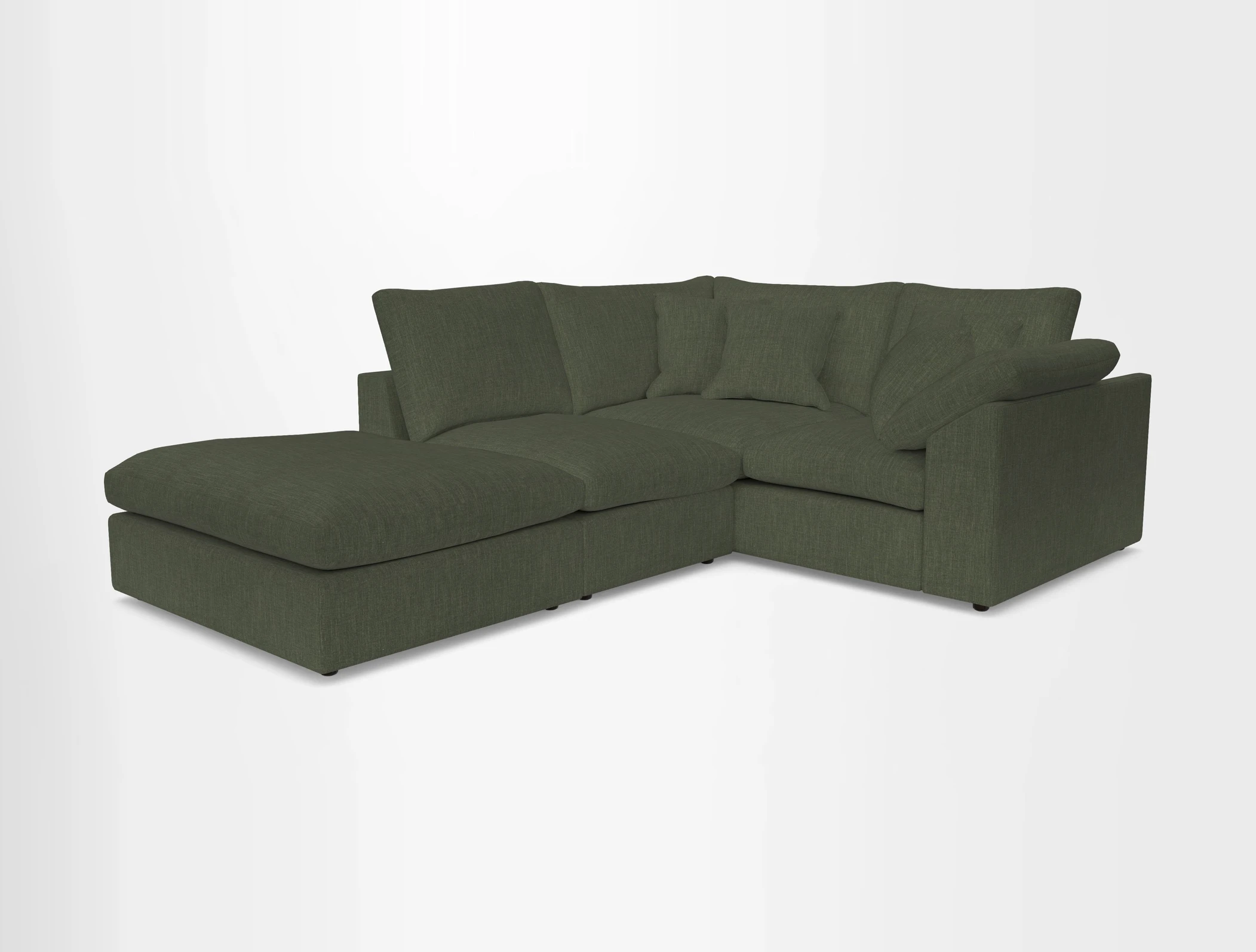 Big Softie Sloped Arm Small Corner Group RHF in Sahara Chalk