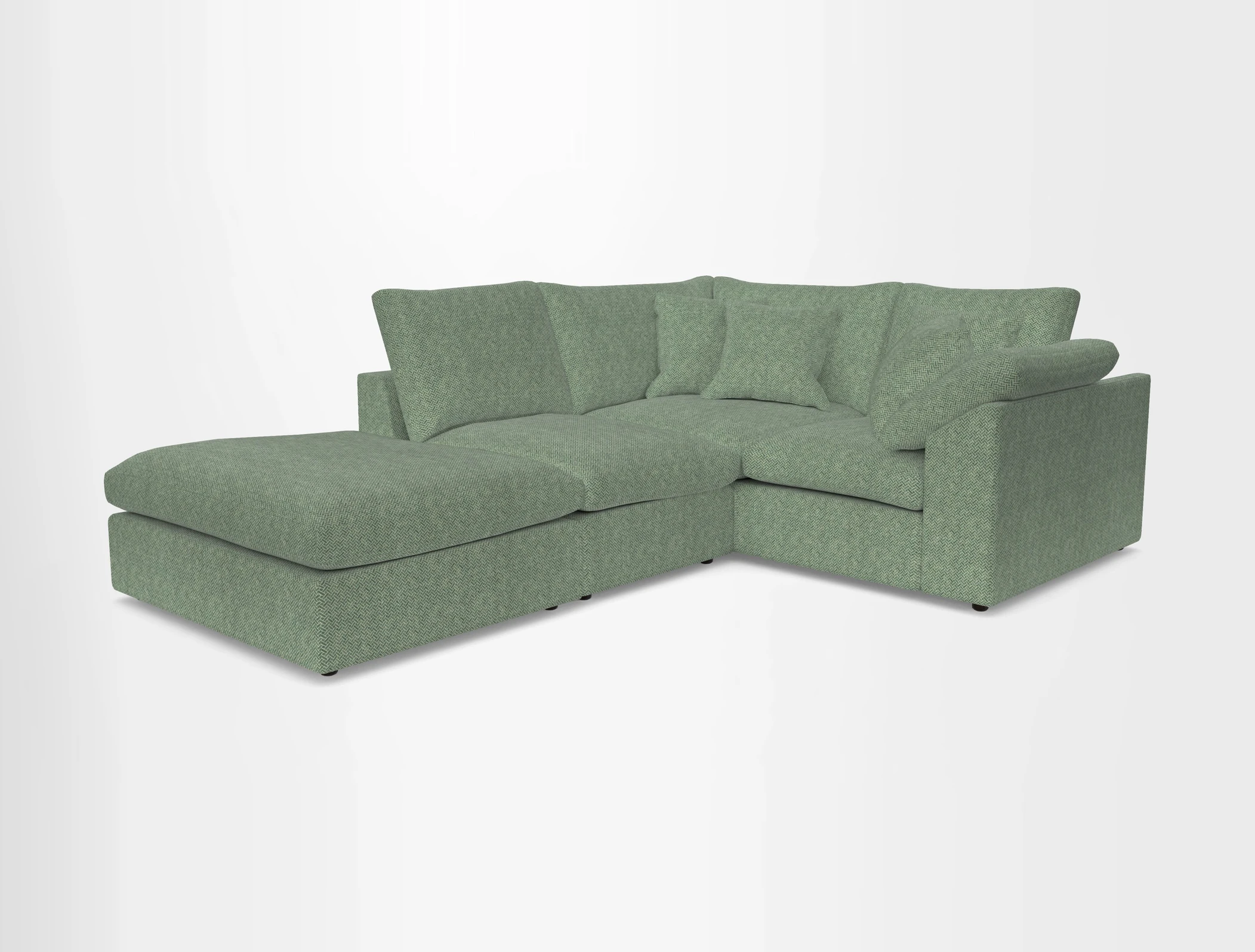 Big Softie Sloped Arm Small Corner Group RHF in Sahara Chalk