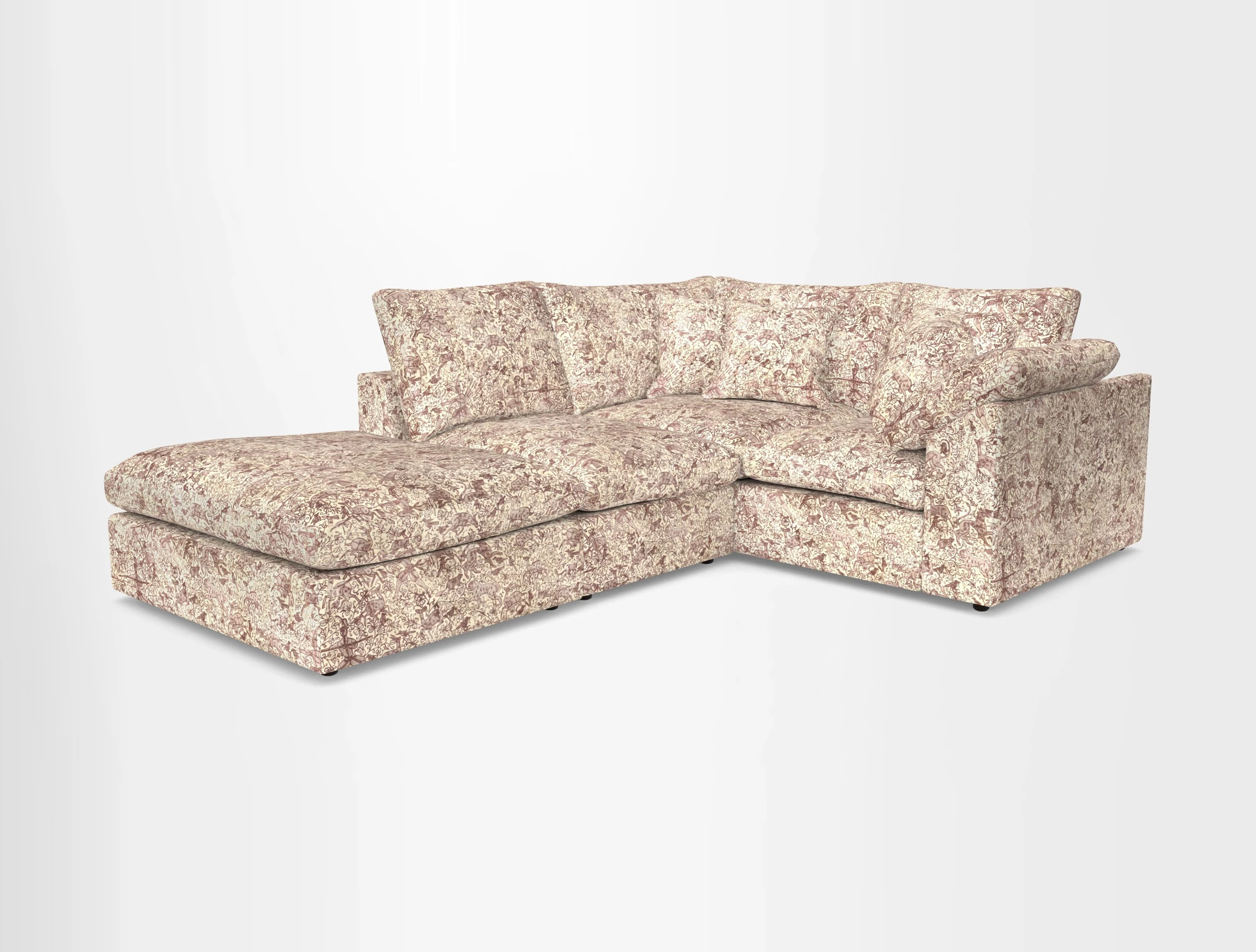 Big Softie Sloped Arm Small Corner Group RHF in Sahara Chalk