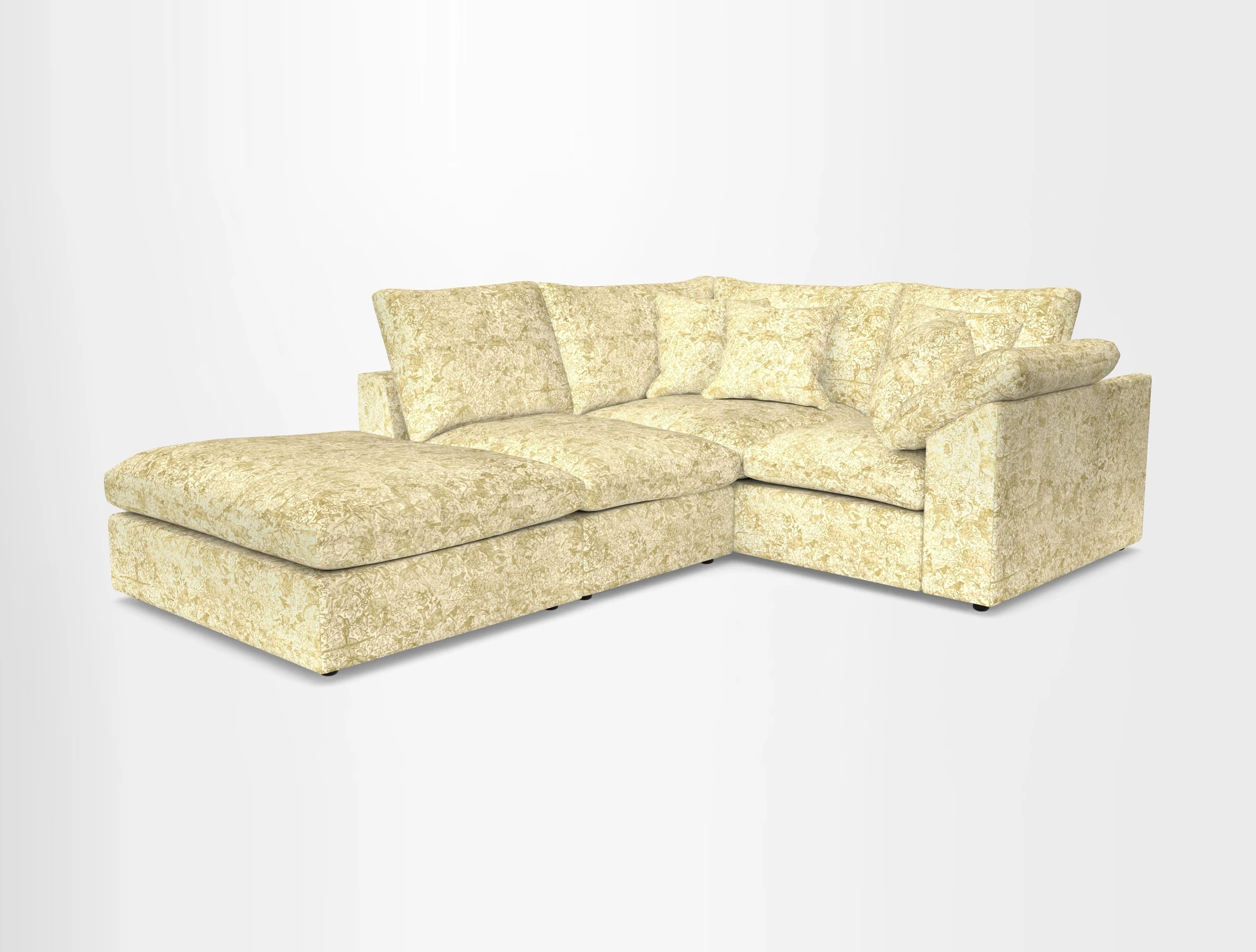 Big Softie Sloped Arm Small Corner Group RHF in Sahara Chalk