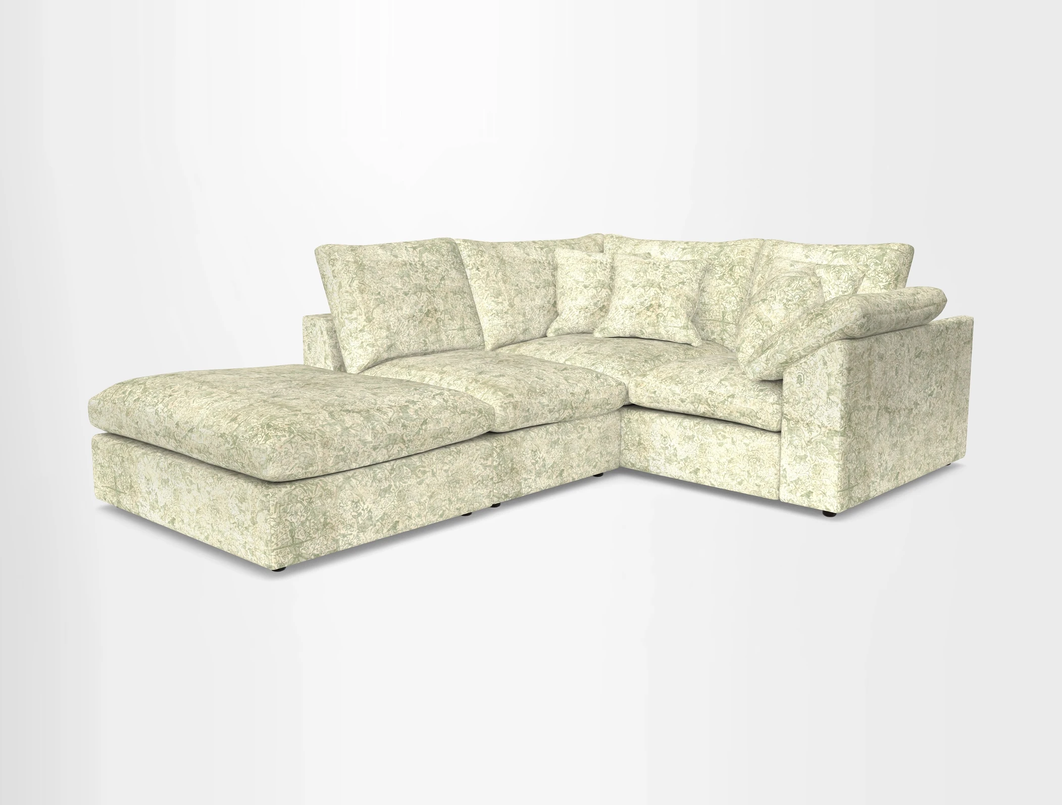 Big Softie Sloped Arm Small Corner Group RHF in Sahara Chalk