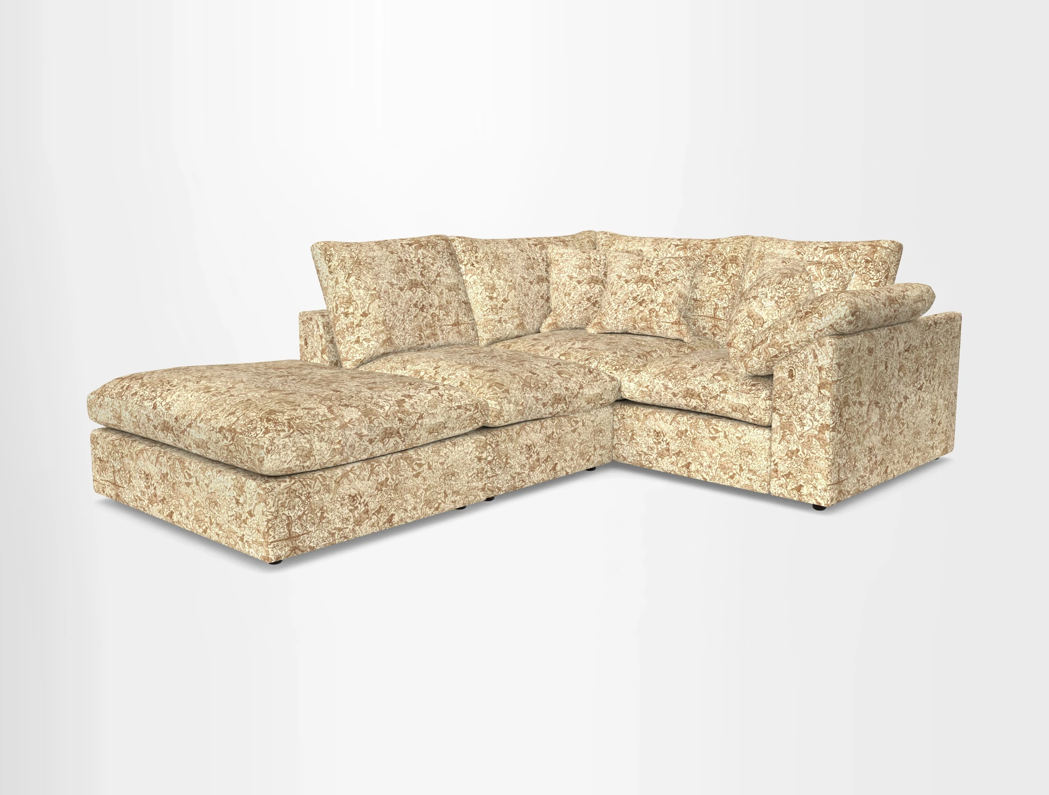 Big Softie Sloped Arm Small Corner Group RHF in Sahara Chalk