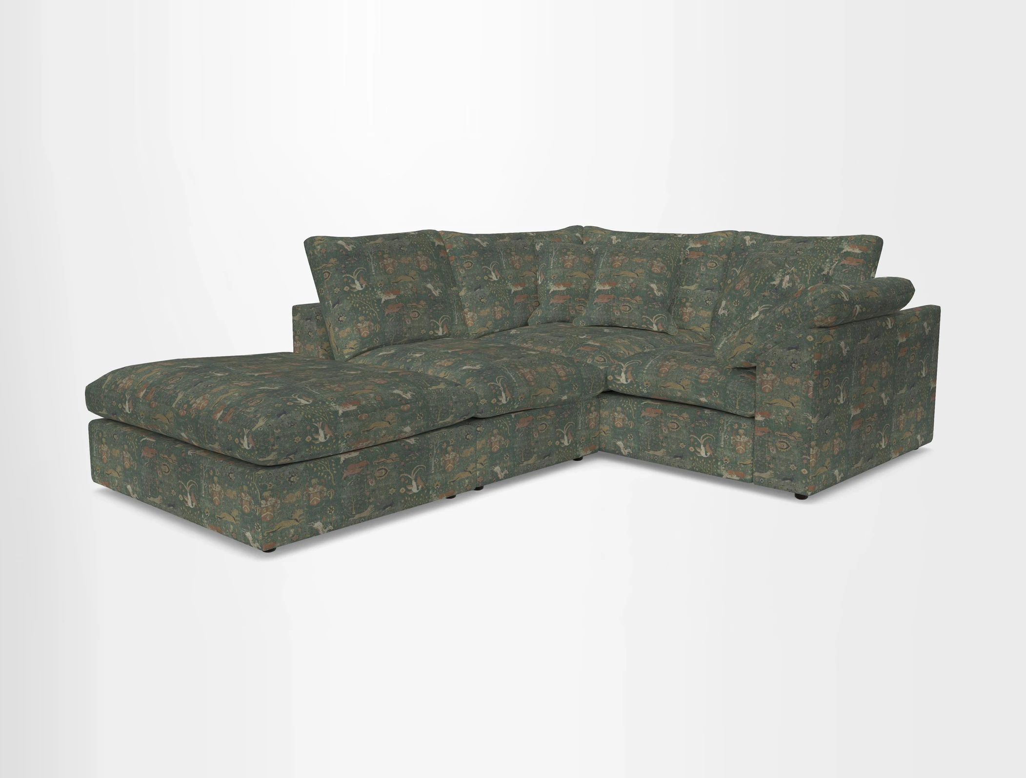 Big Softie Sloped Arm Small Corner Group RHF in Sahara Chalk