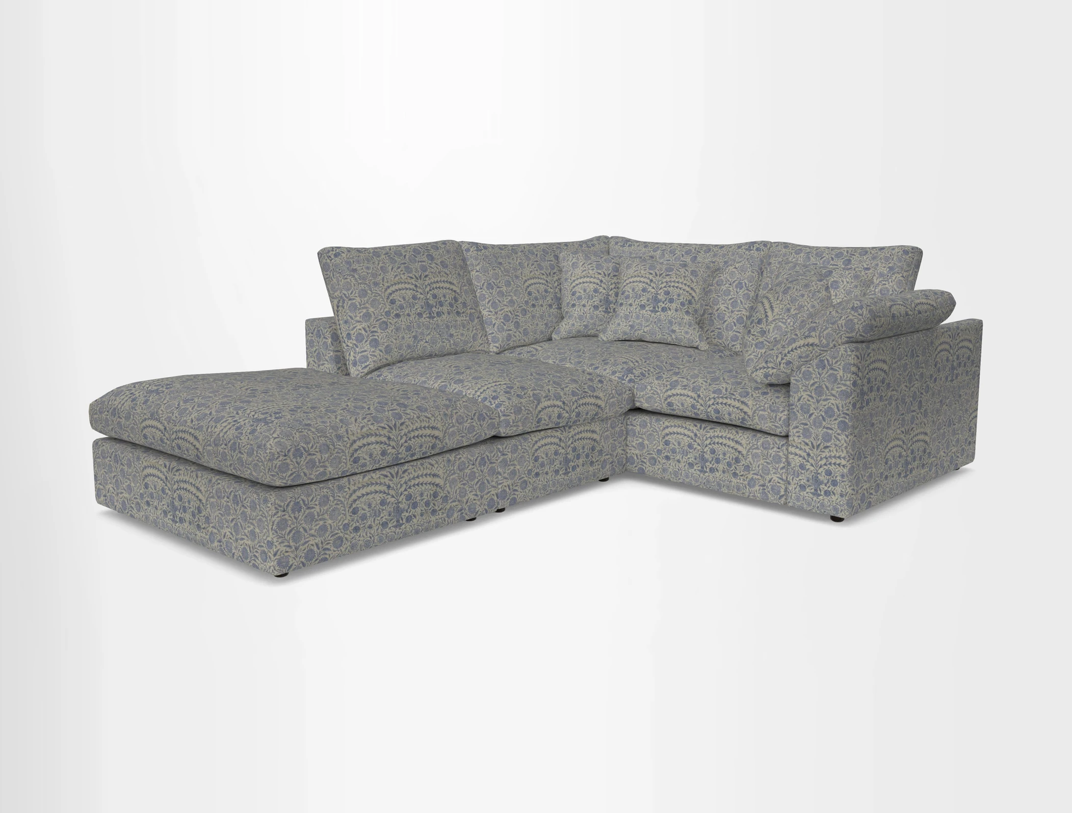 Big Softie Sloped Arm Small Corner Group RHF in Sahara Chalk