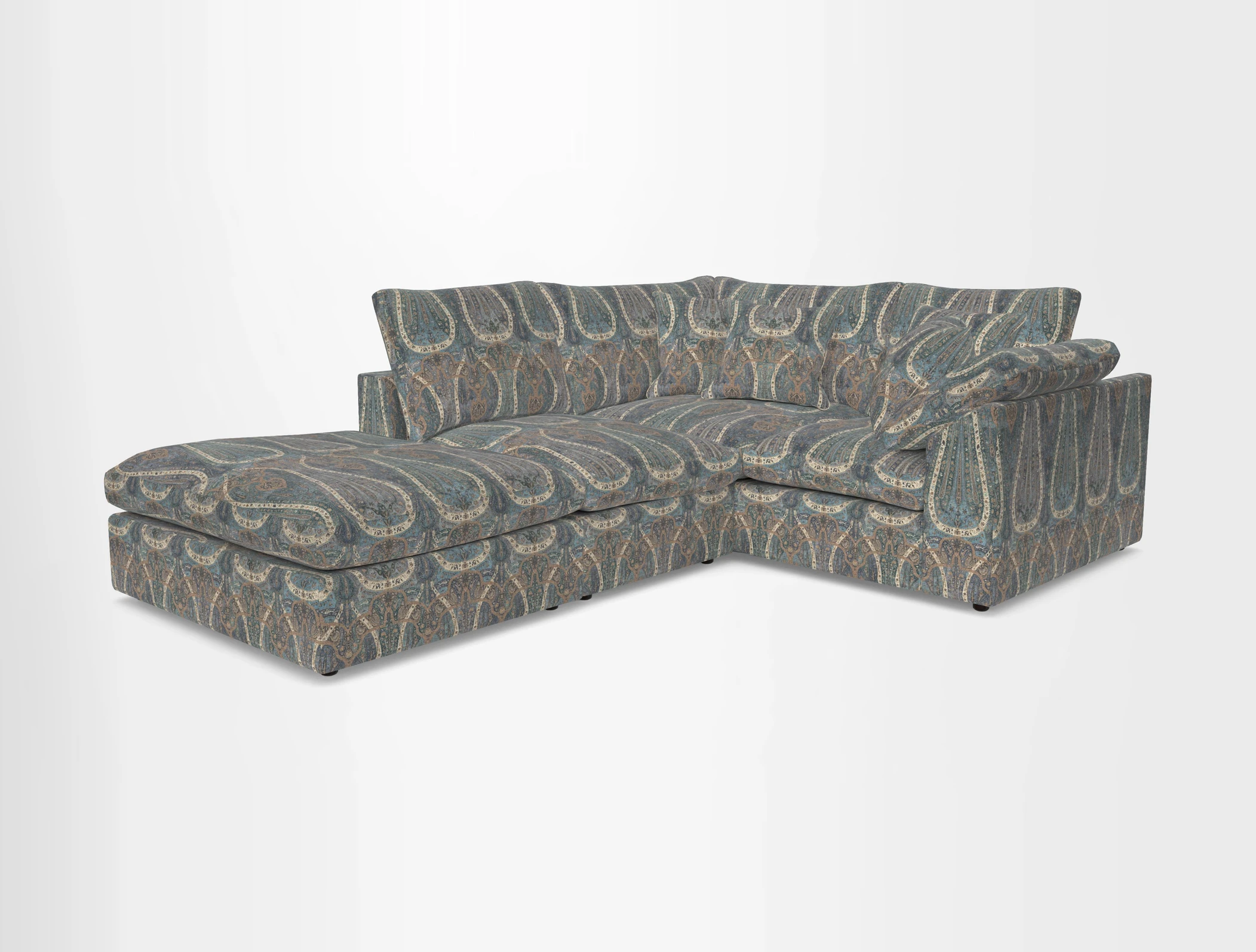 Big Softie Sloped Arm Small Corner Group RHF in Sahara Chalk