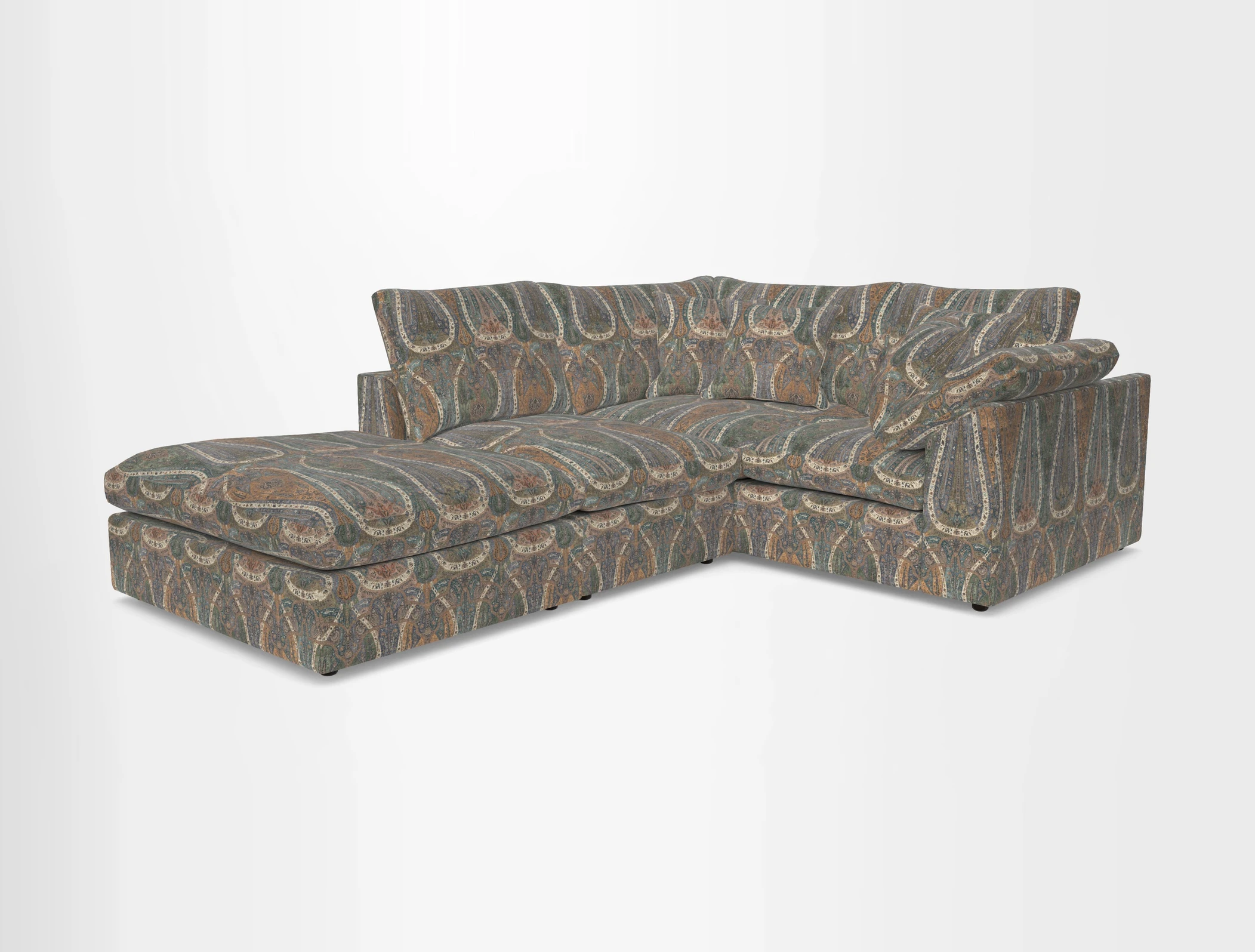 Big Softie Sloped Arm Small Corner Group RHF in Sahara Chalk