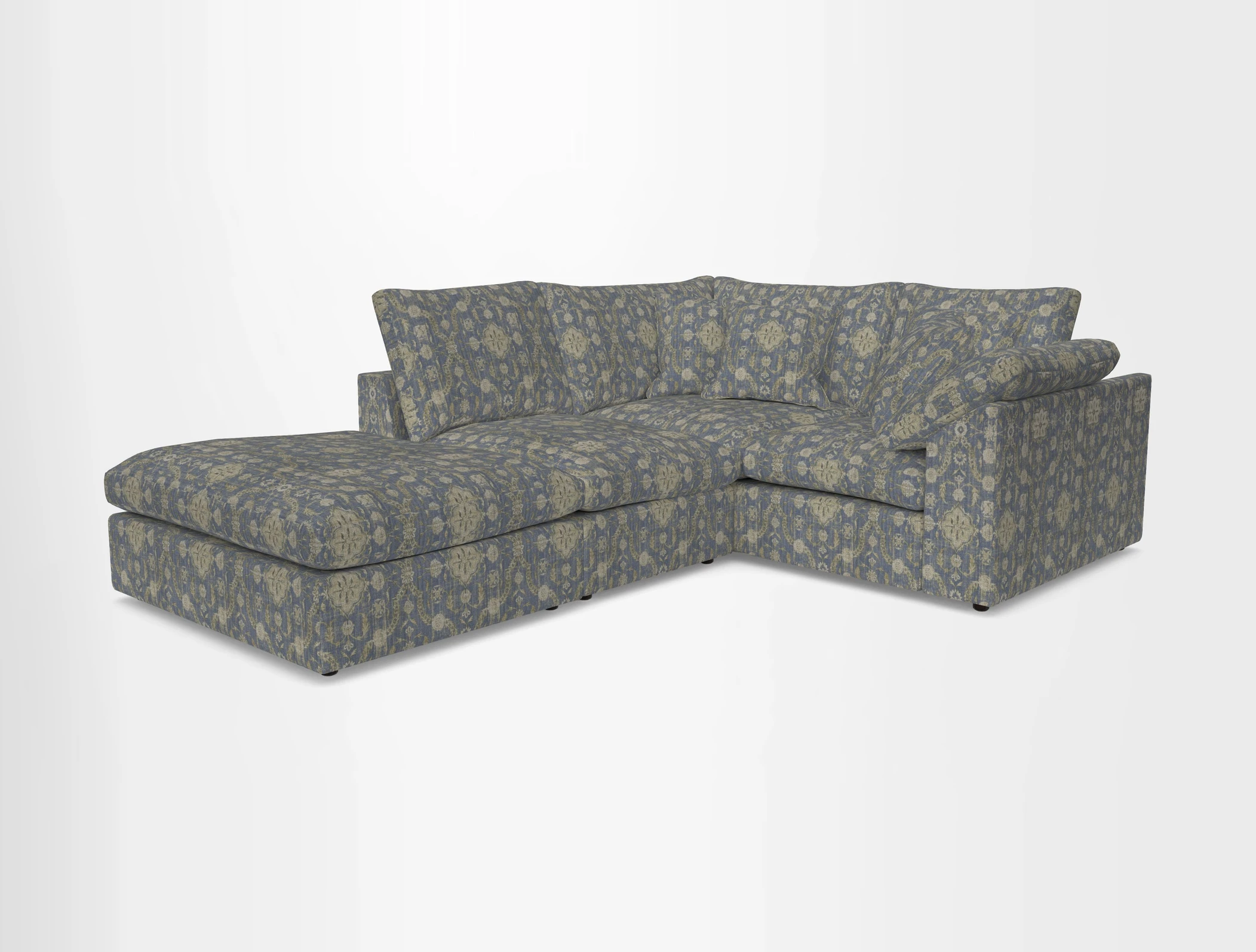 Big Softie Sloped Arm Small Corner Group RHF in Sahara Chalk