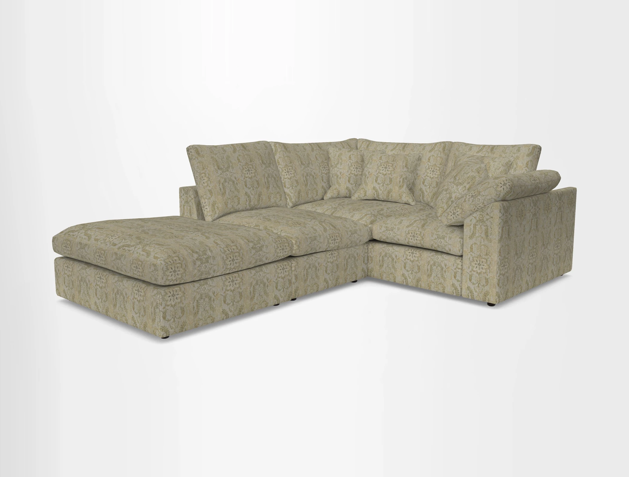 Big Softie Sloped Arm Small Corner Group RHF in Sahara Chalk