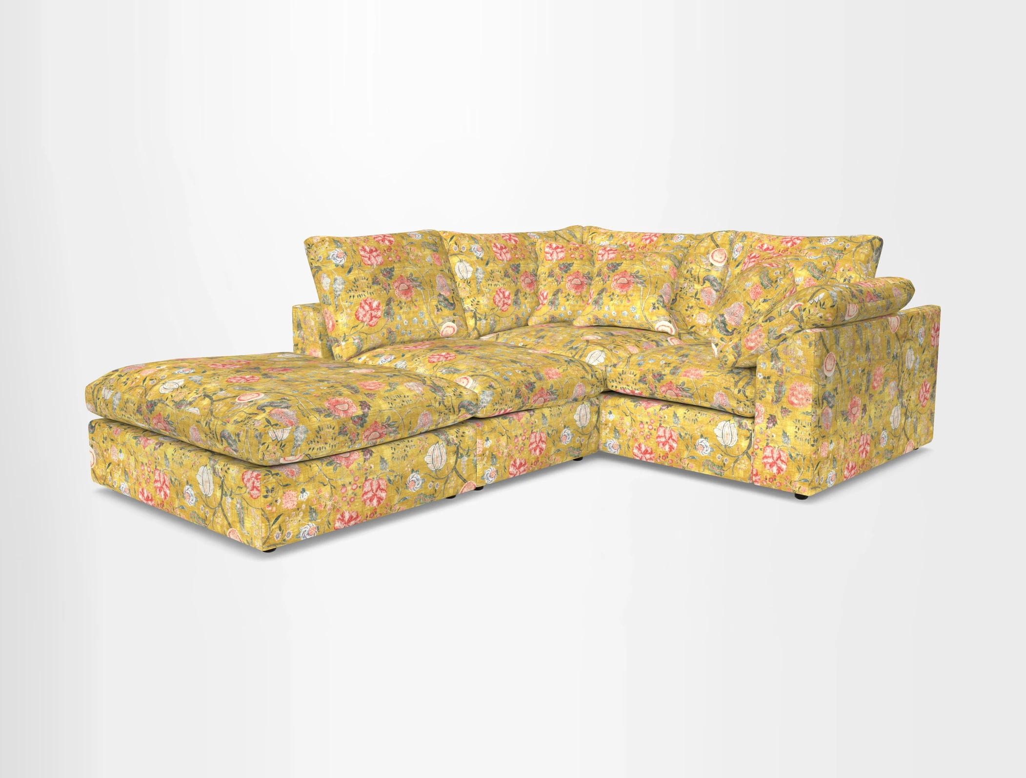 Big Softie Sloped Arm Small Corner Group RHF in Sahara Chalk