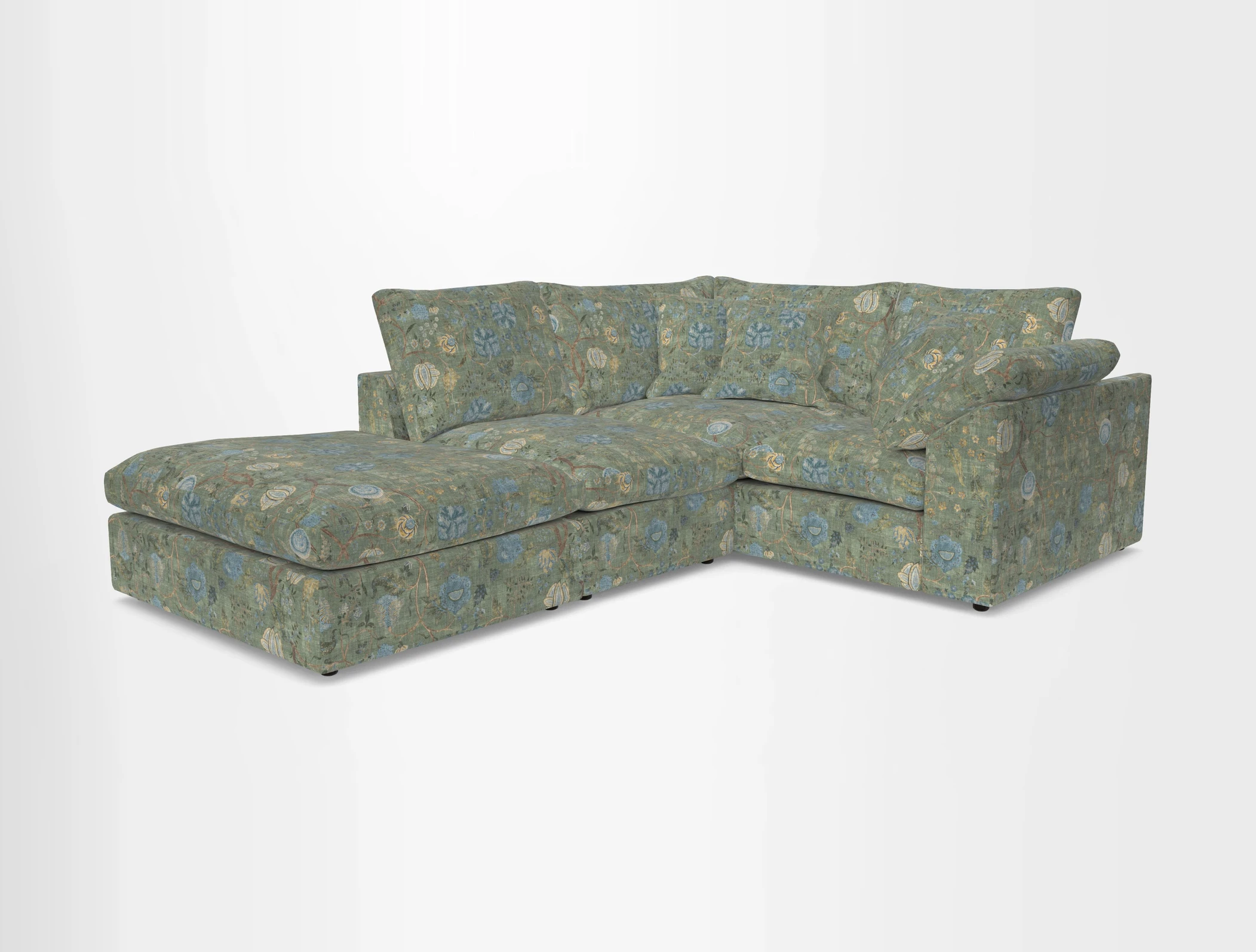 Big Softie Sloped Arm Small Corner Group RHF in Sahara Chalk