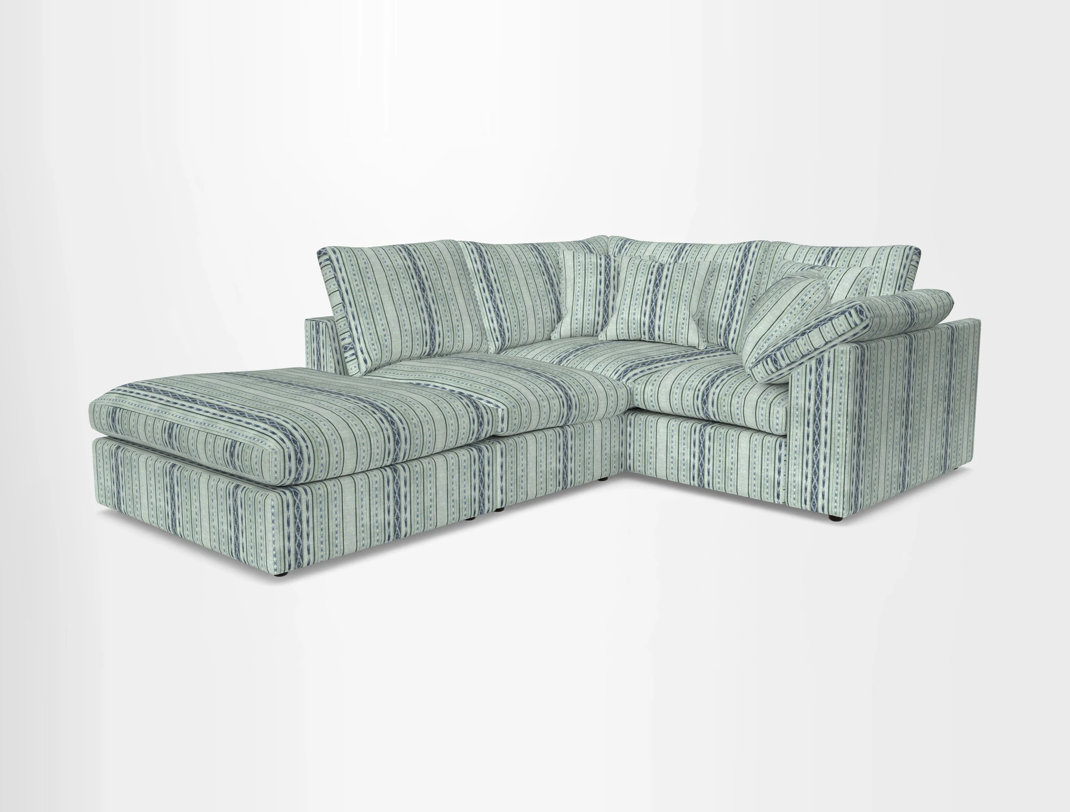 Big Softie Sloped Arm Small Corner Group RHF in Sahara Chalk